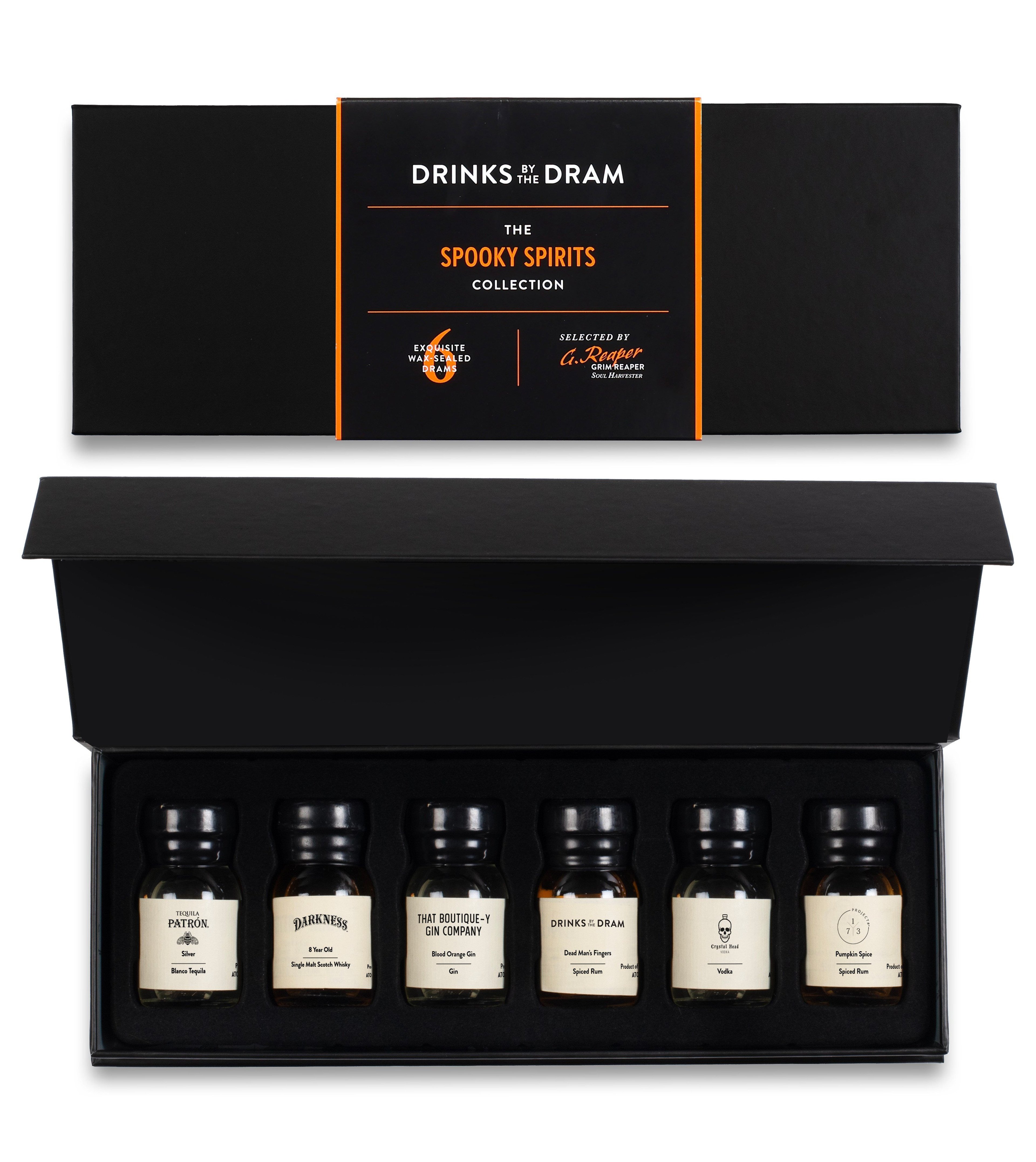 Spooky Spirits Halloween 6 Dram Tasting Set 15cl