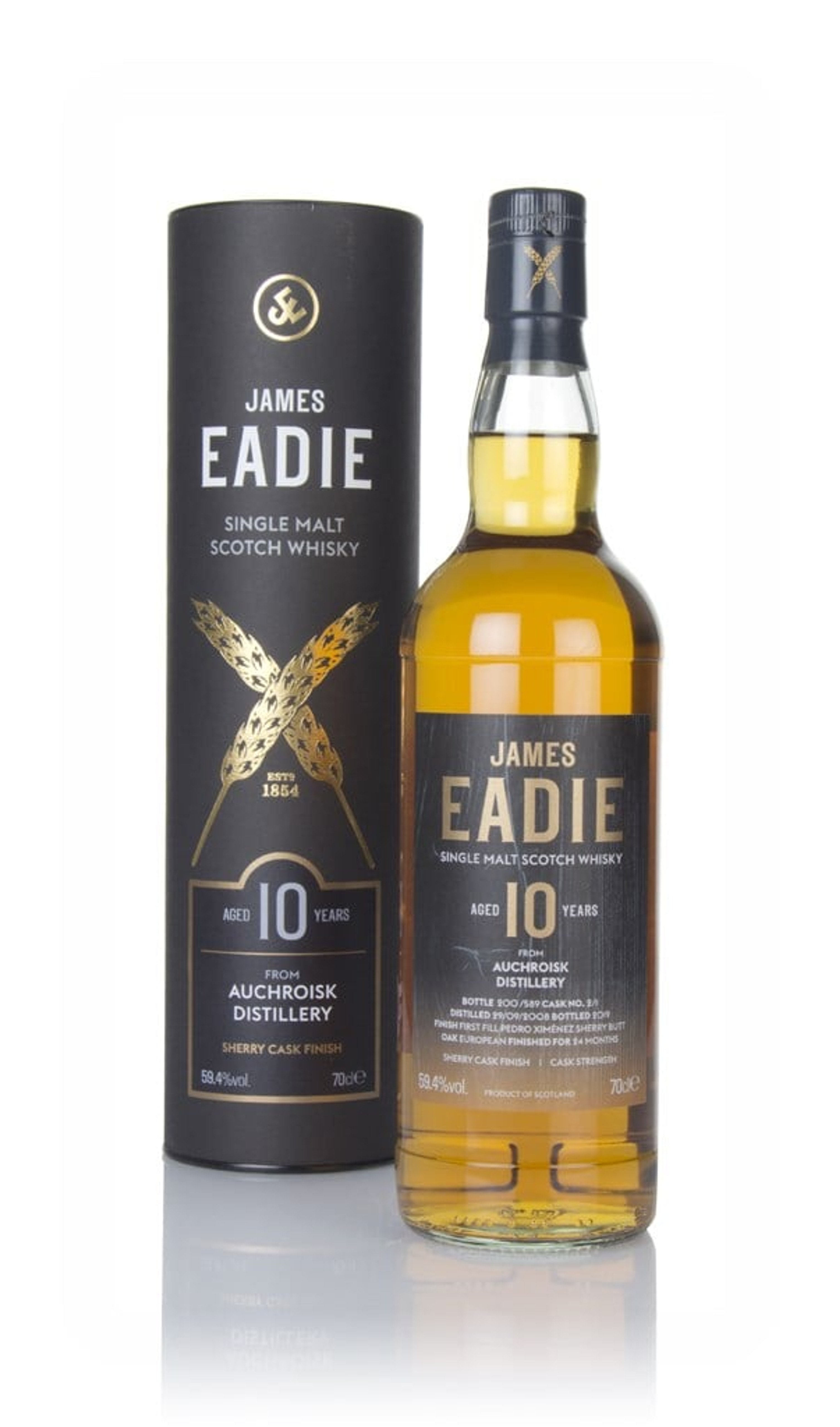 Auchroisk 10 Year Old 2008 (cask 2/1) - James Eadie 70cl