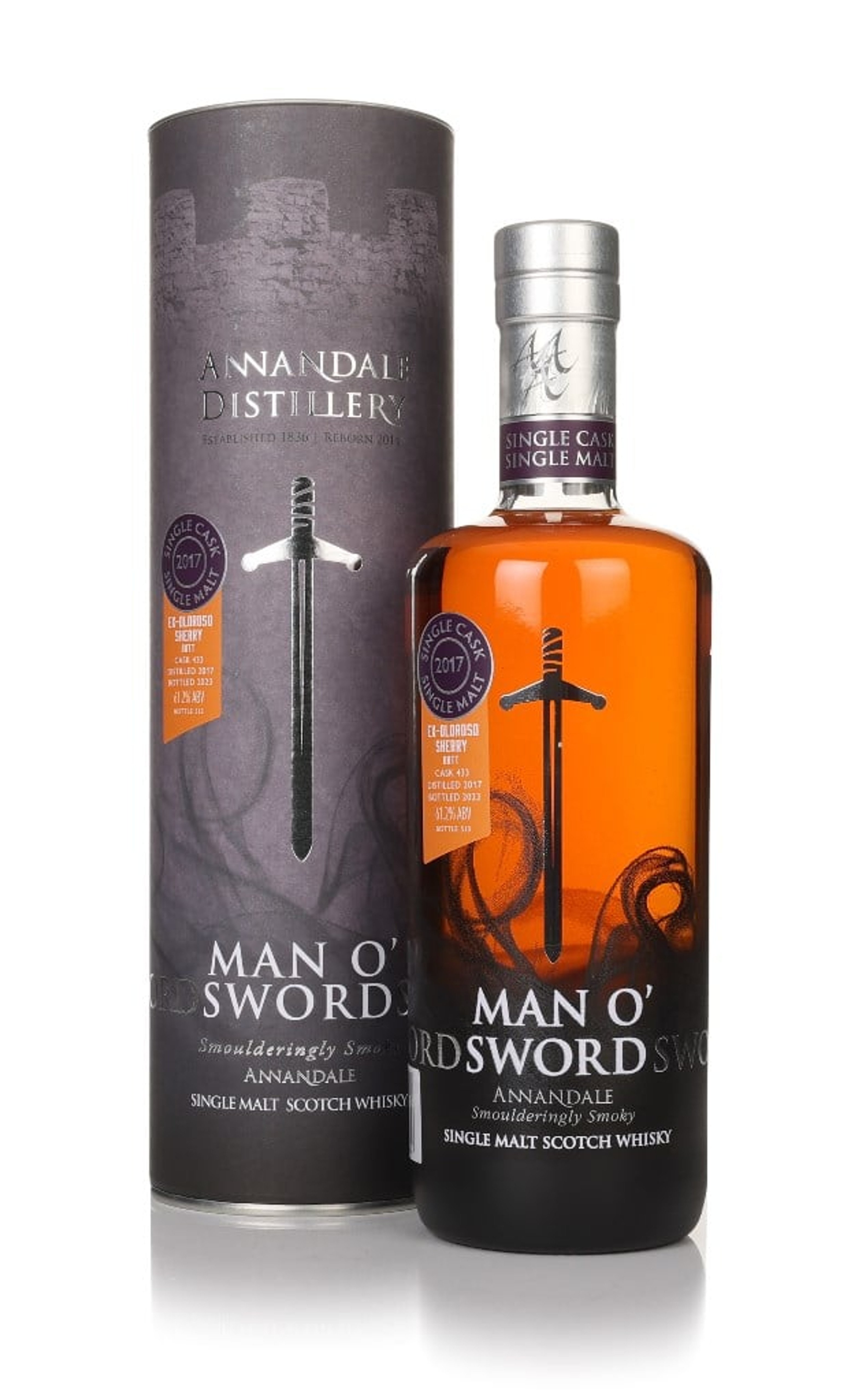 Annandale Man O’Sword Vintage 2017 - Oloroso Sherry Butt (cask 1087) 70cl