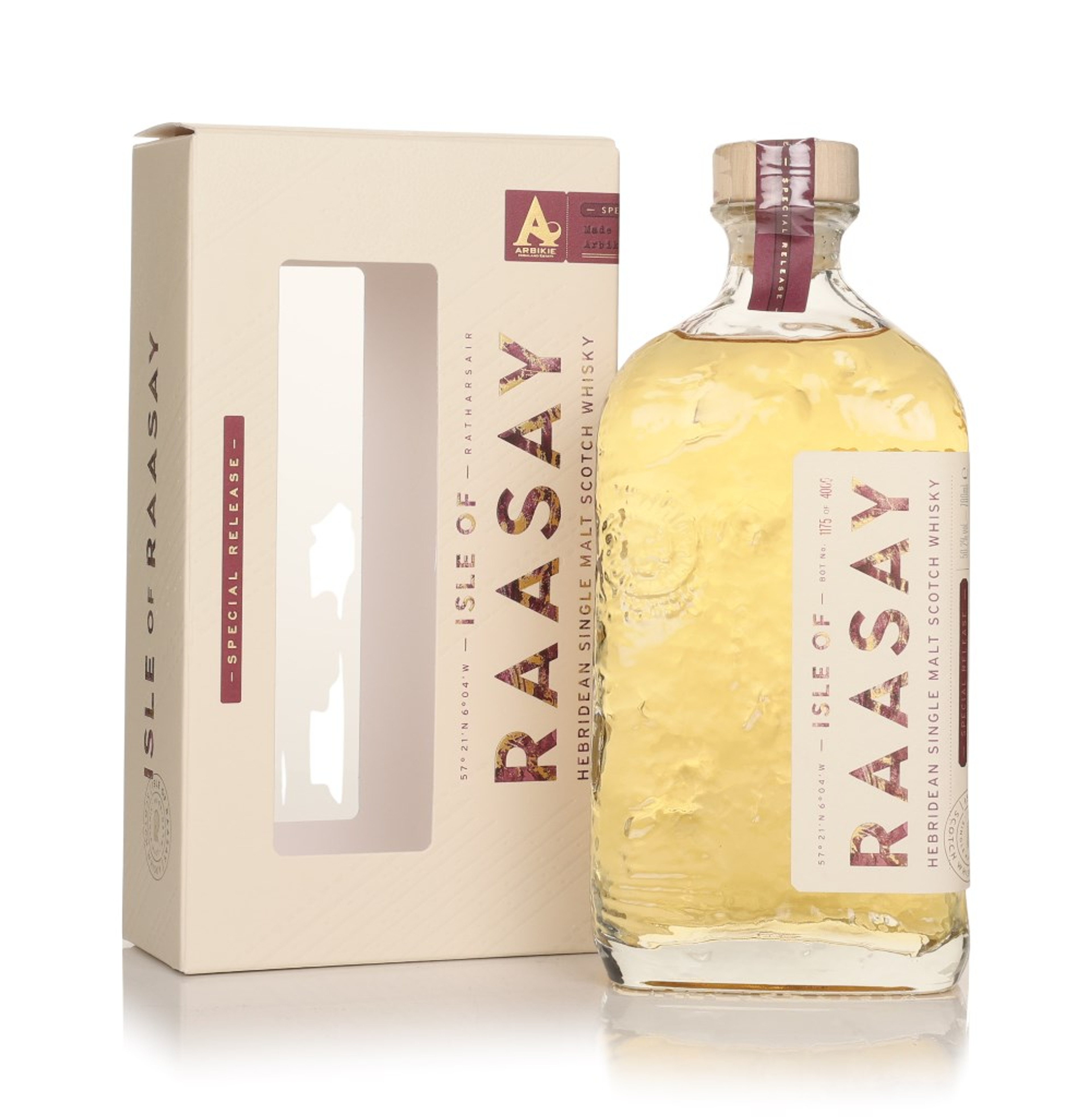 Isle of Raasay Single Malt  (Made with Arbikie Barley) 70cl