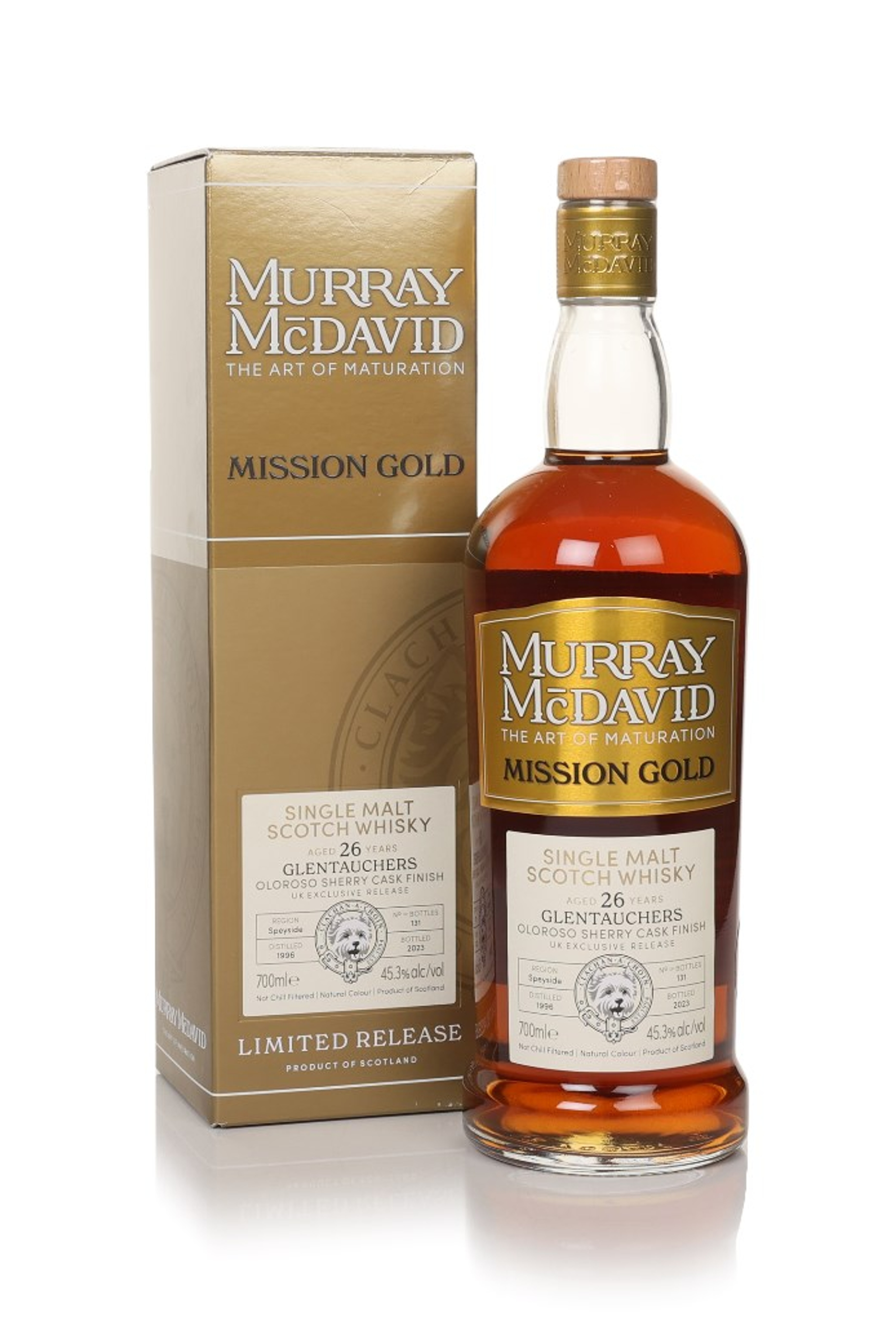 Glentauchers 26 Year Old 1996 - Mission Gold (Murray McDavid) 70cl