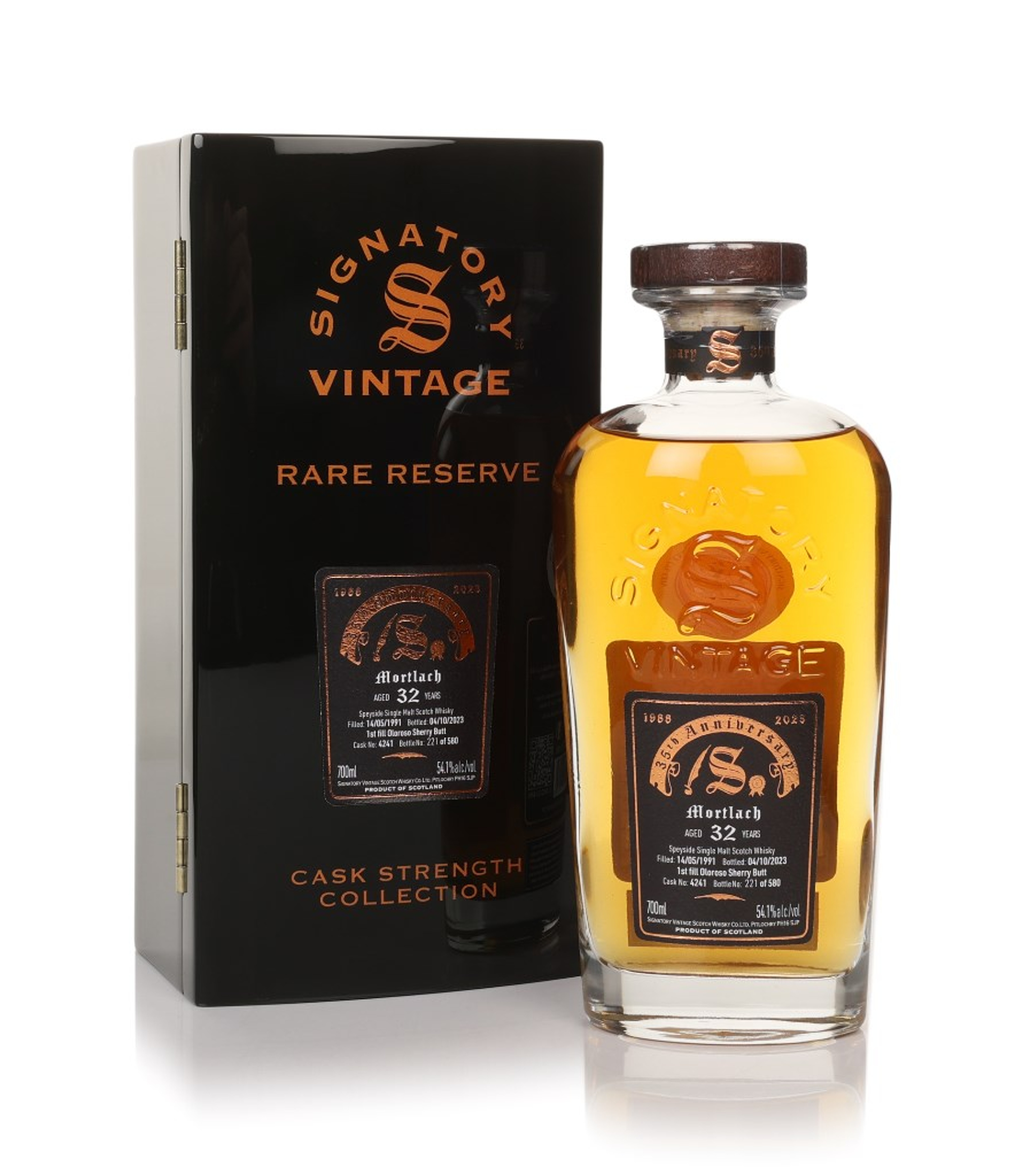 Mortlach 32 Year Old 1991 (cask 4241) - Cask Strength Collection Rare Reserve 35th Anniversary (Signatory) 70cl