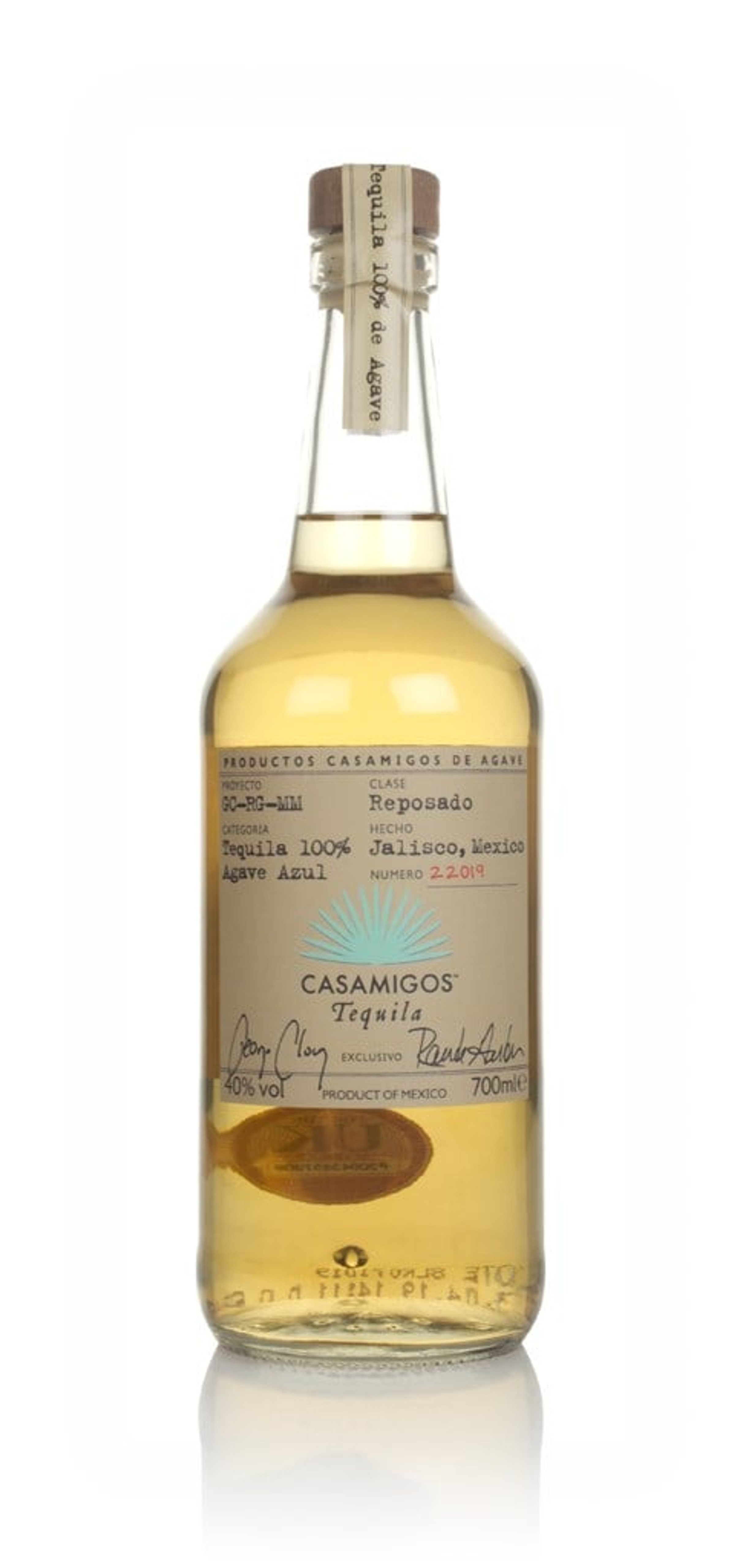 Casamigos Reposado Tequila (No Box / Torn Label) 70cl