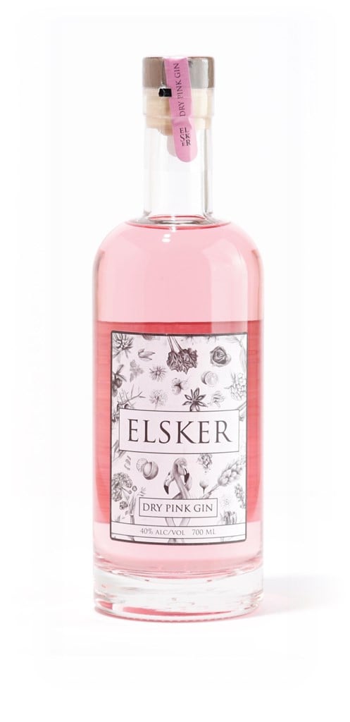 Elsker Dry Pink Gin 70cl