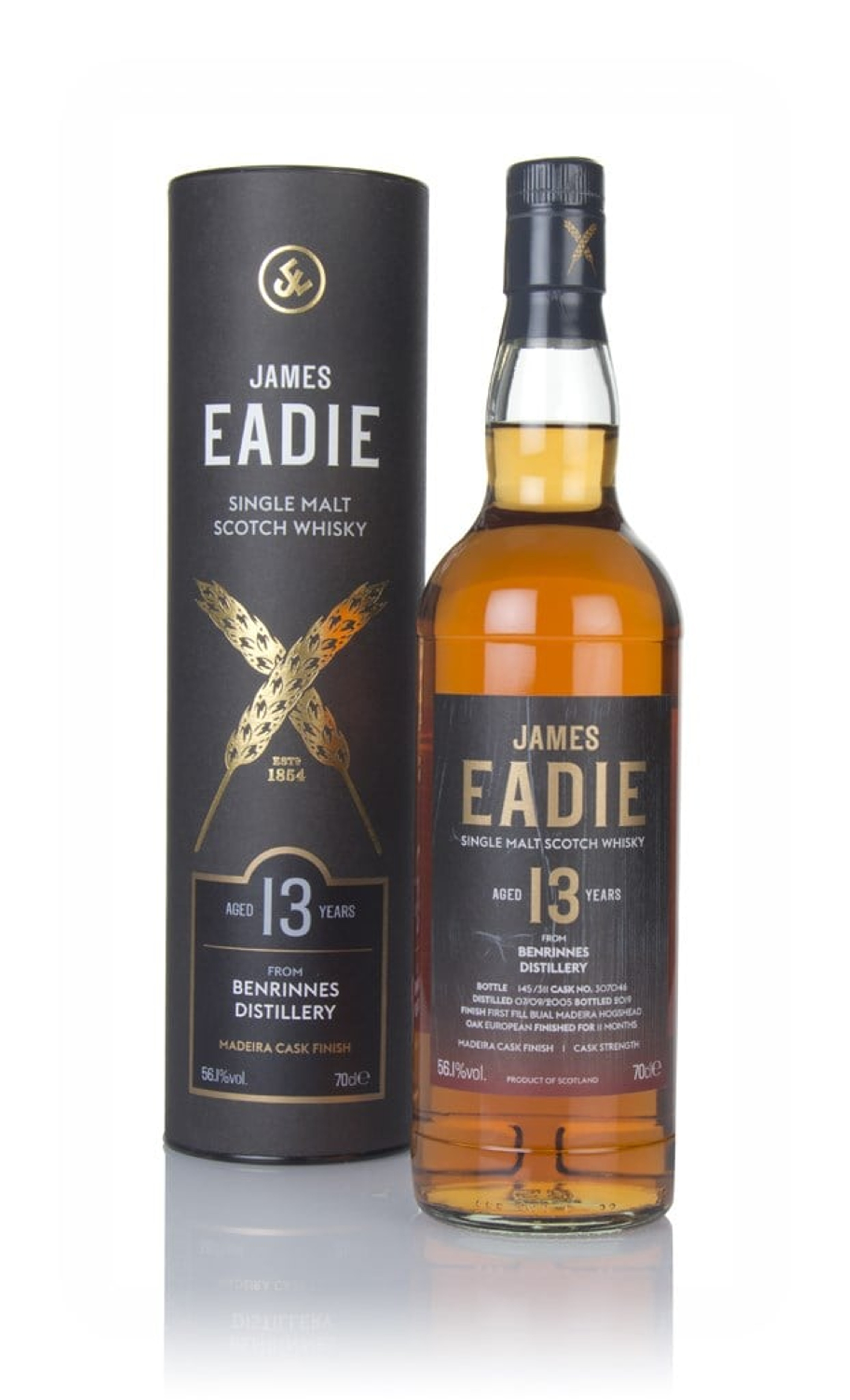 Benrinnes 13 Year Old 2005 (cask 307046) - James Eadie 70cl