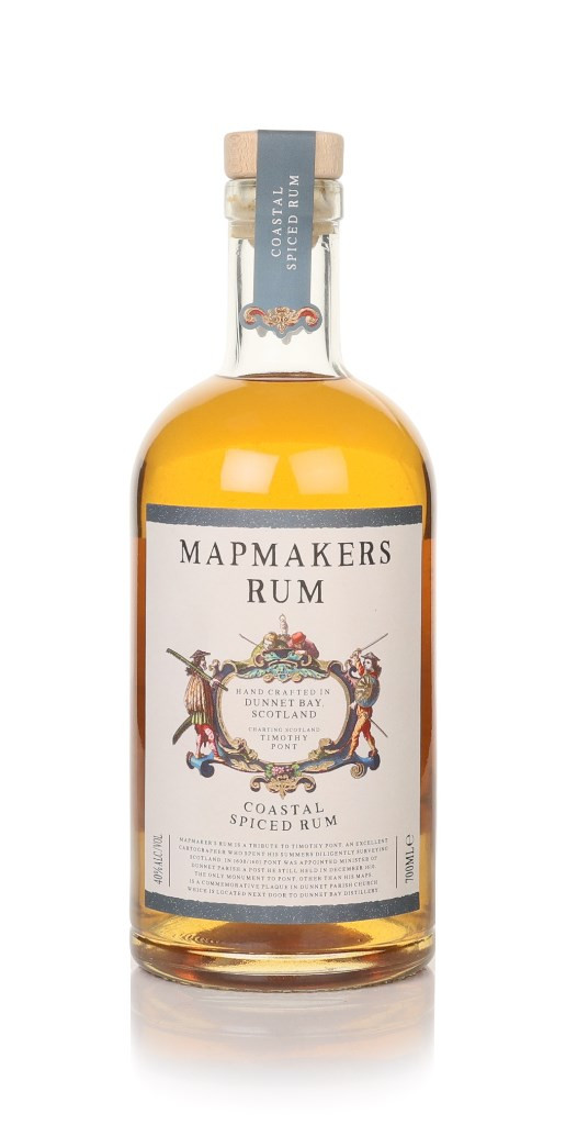 Mapmakers Coastal Spiced Rum 70cl