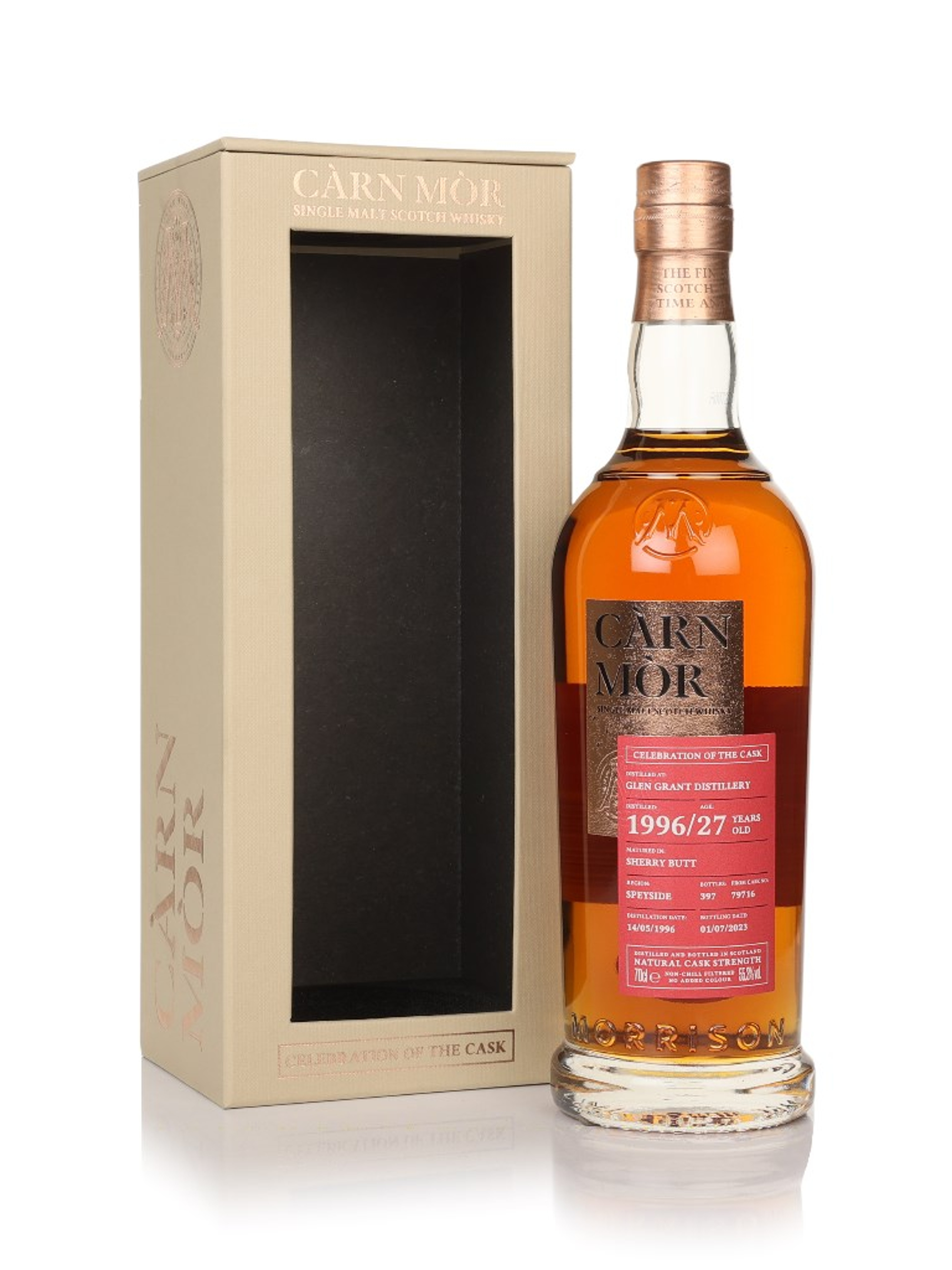 Glen Grant 27 Year Old 1996 (cask 79716) - Celebration of the Cask (Càrn Mòr) 70cl