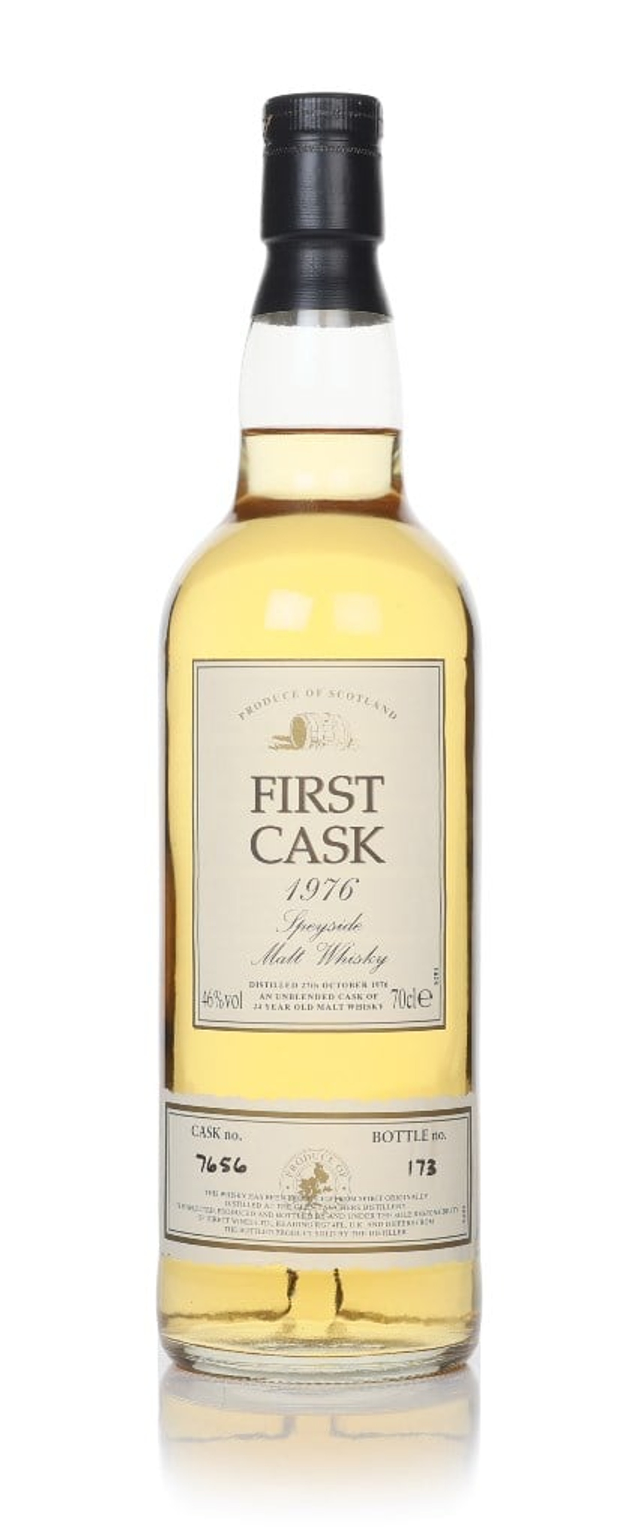 Glentauchers 24 Year Old 1976 (cask 7656) - First Cask 70cl