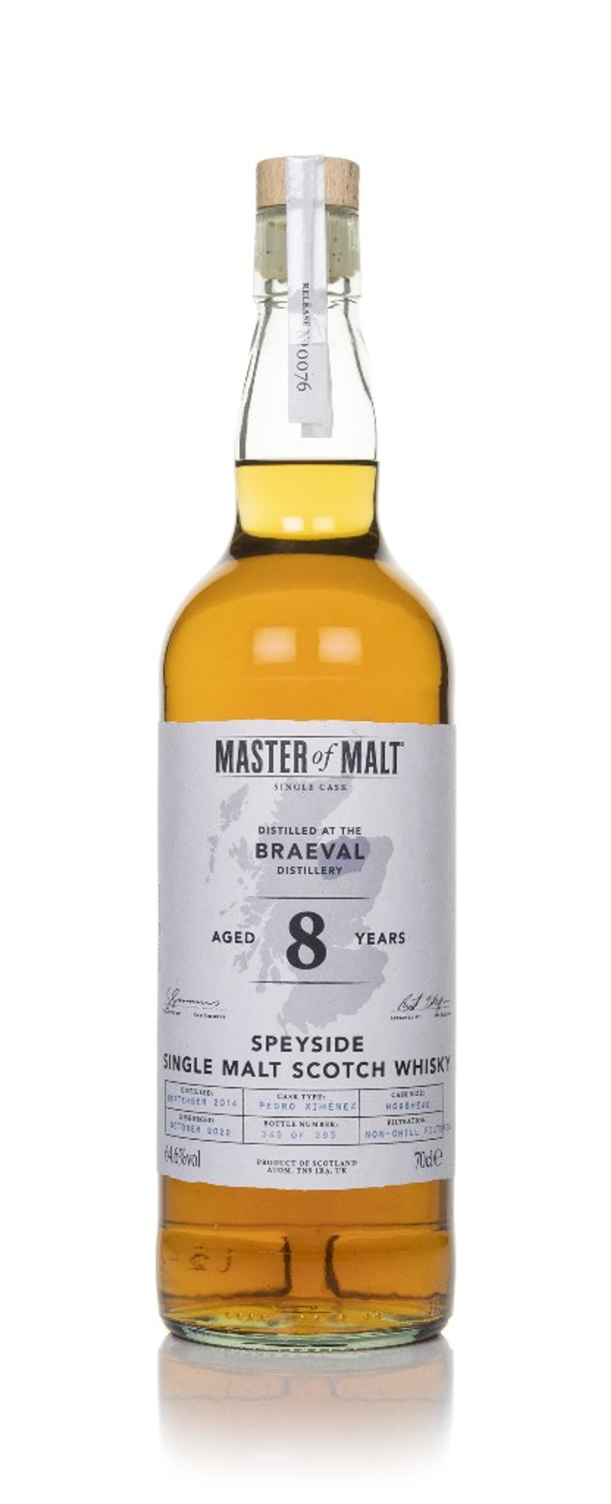 Braeval 8 Year Old 2014 Single Cask (Master of Malt) 70cl