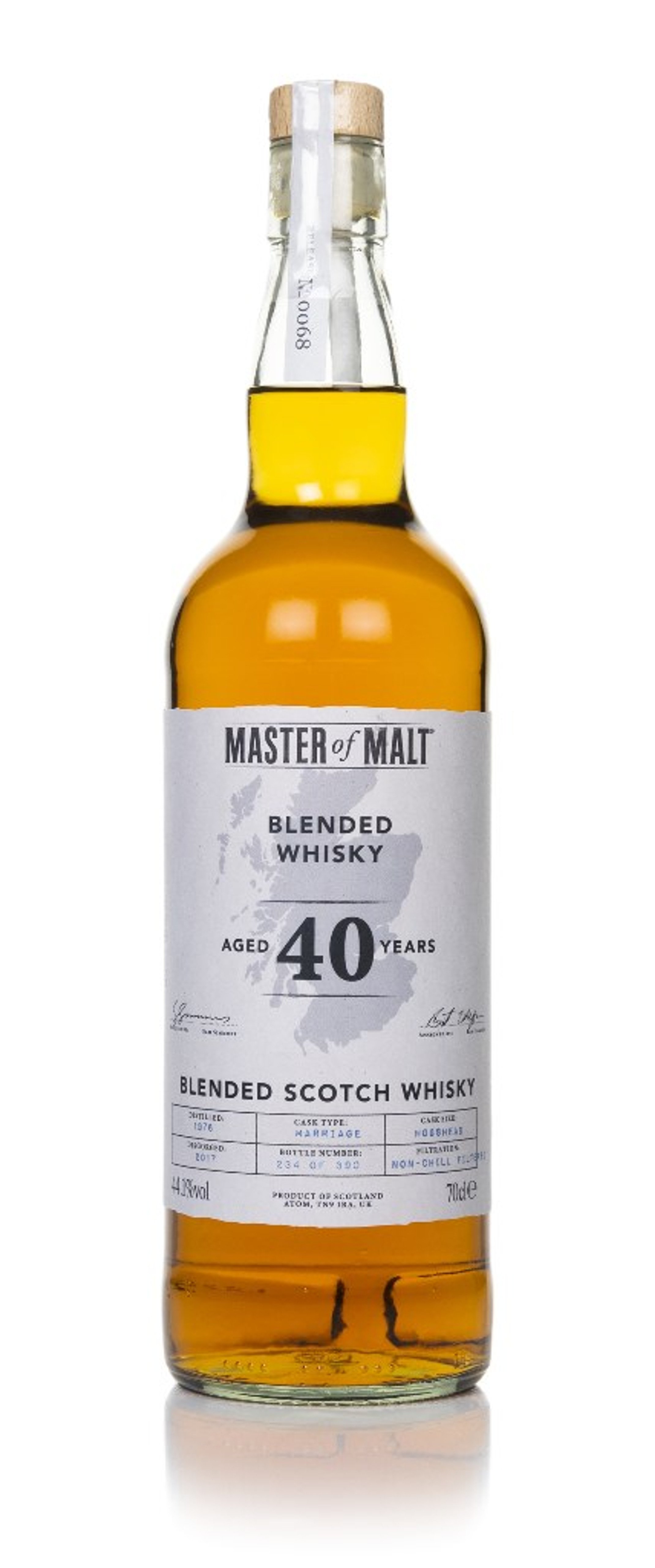 Blended Scotch Whisky 40 Year Old 1976 (Master of Malt) 70cl