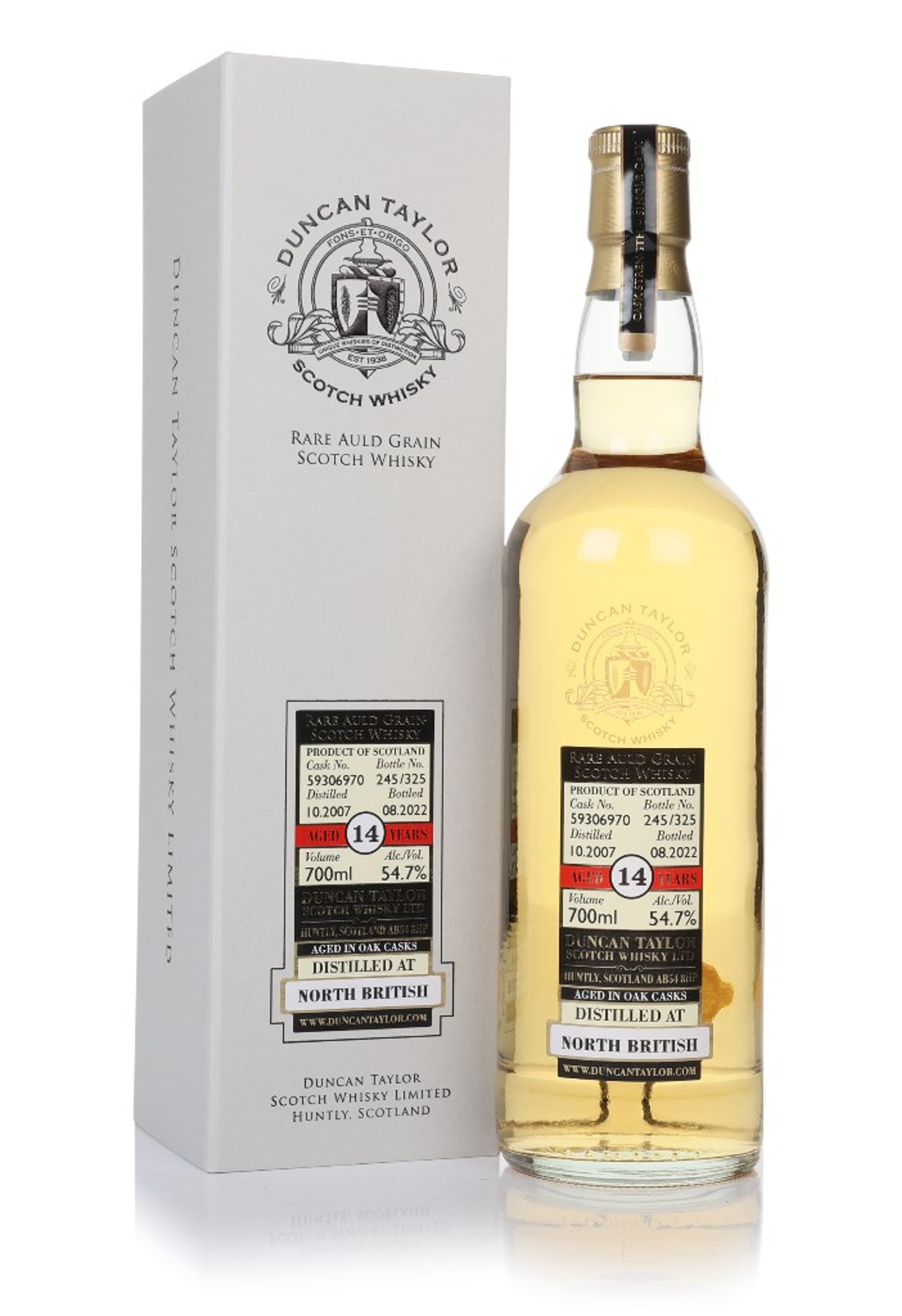 North British 14 Year Old 2007 (cask 59306970) - Rare Auld (Duncan Taylor) 70cl