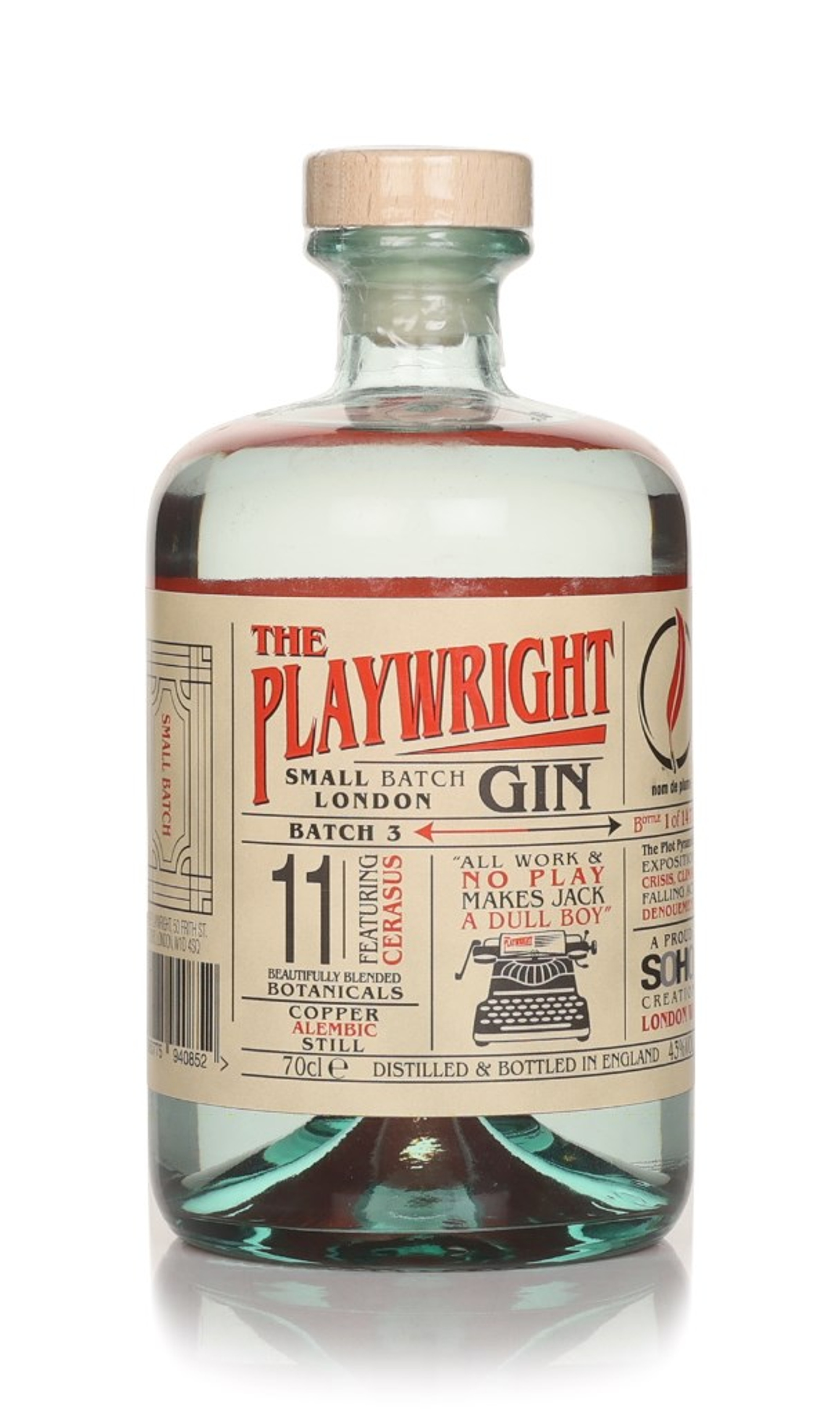 Playwright Gin 70cl