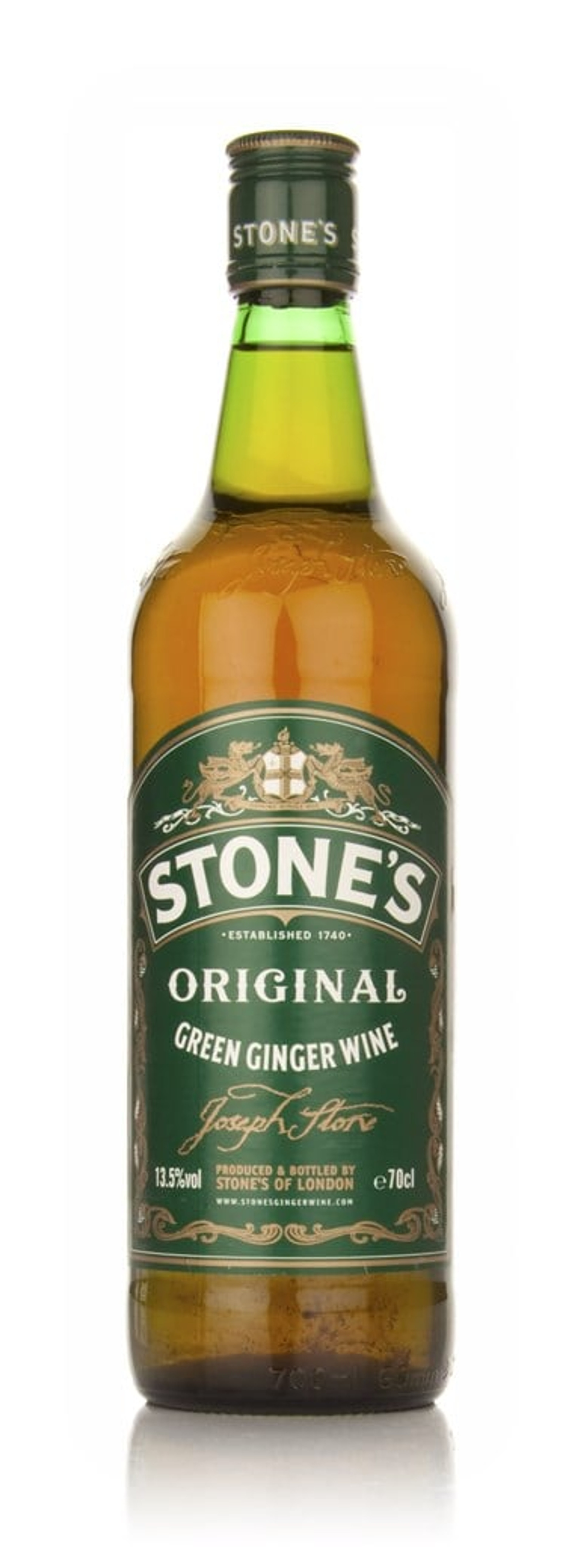 Stone's Original Green Ginger Wine (No Box / Torn Label) 70cl
