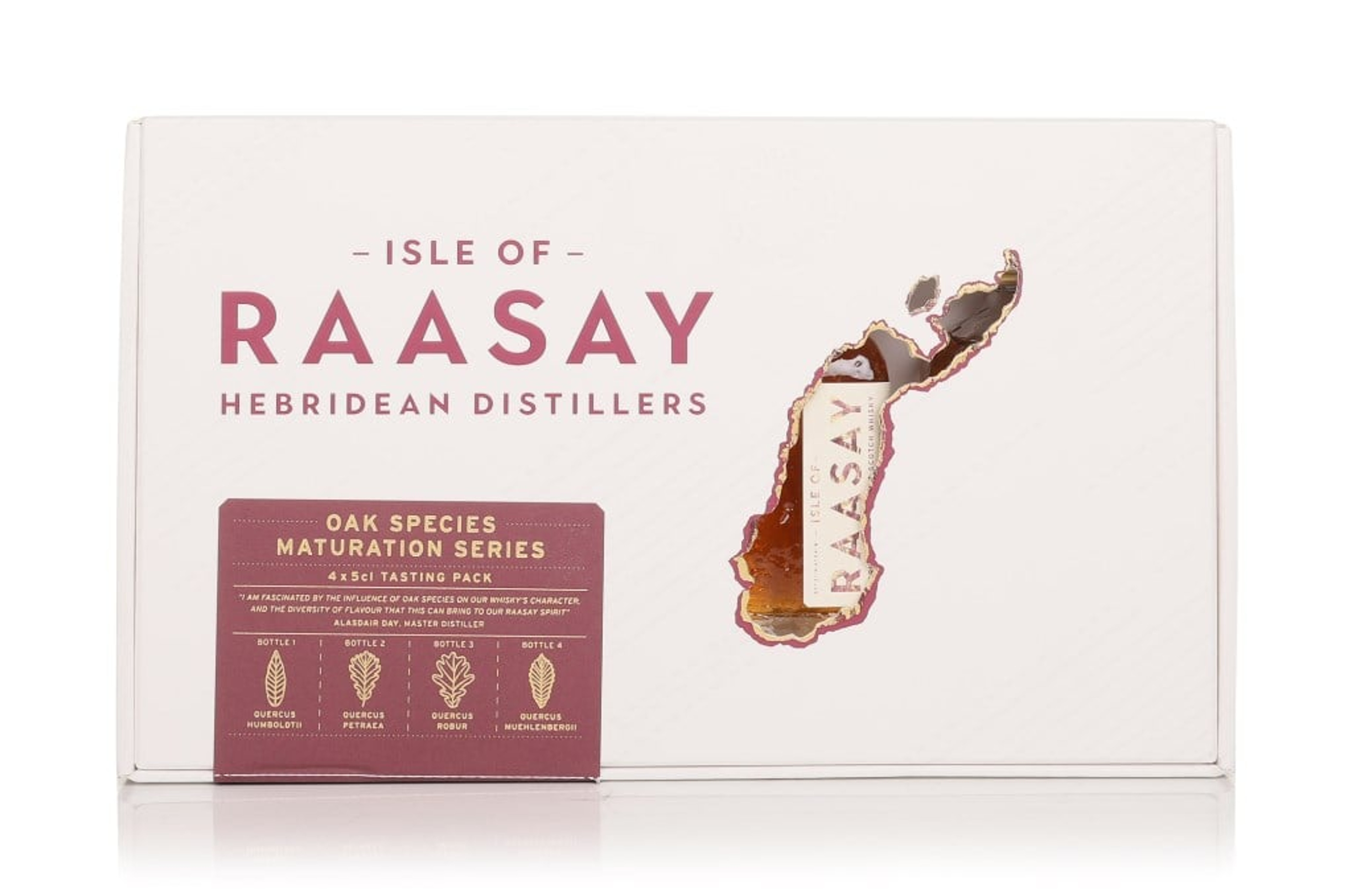 Isle of Raasay Oak Species Maturation Series Tasting Set 20cl
