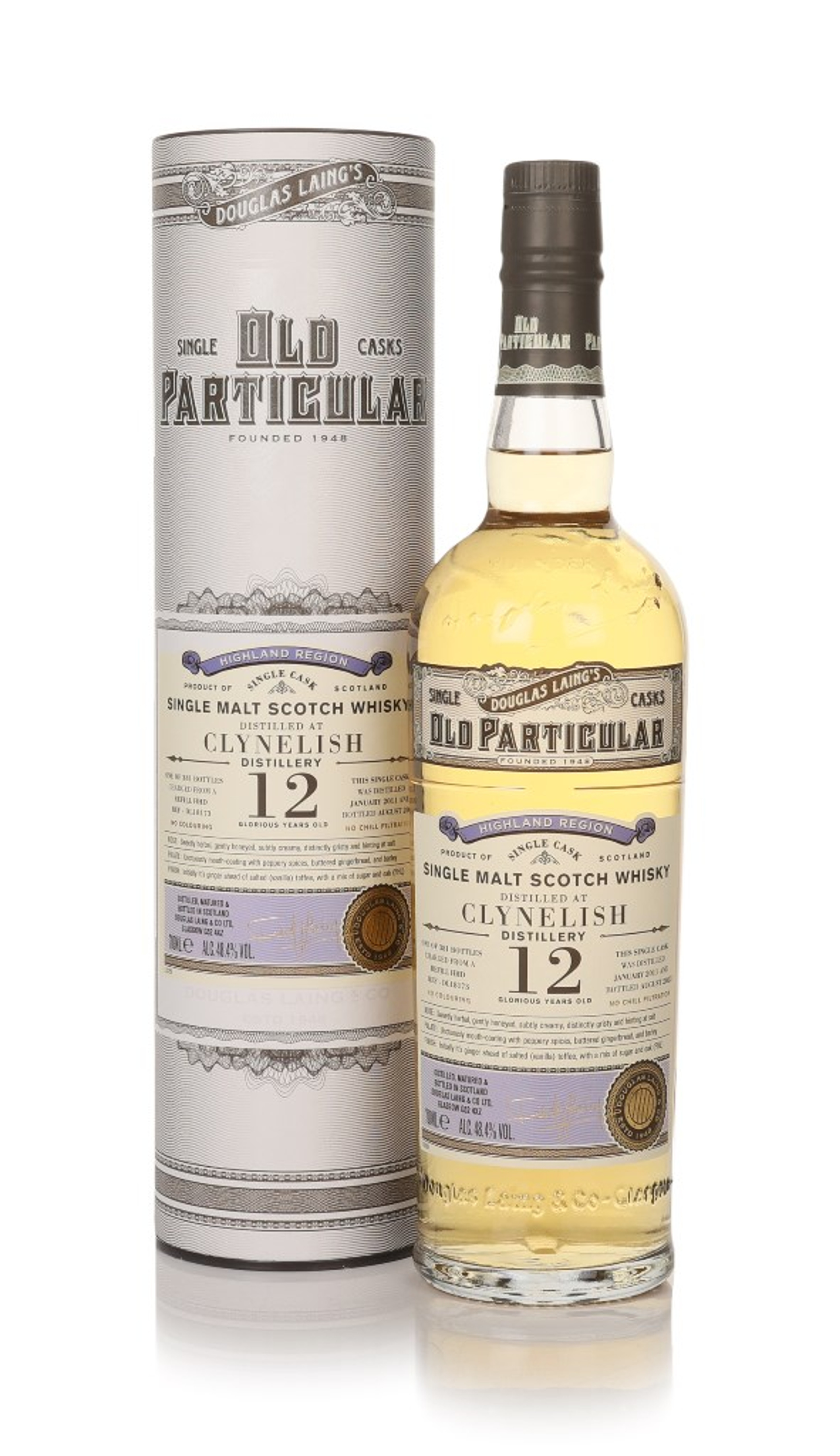 Clynelish 12 Year Old 2011 (cask 18173) - Old Particular (Douglas Laing) 70cl