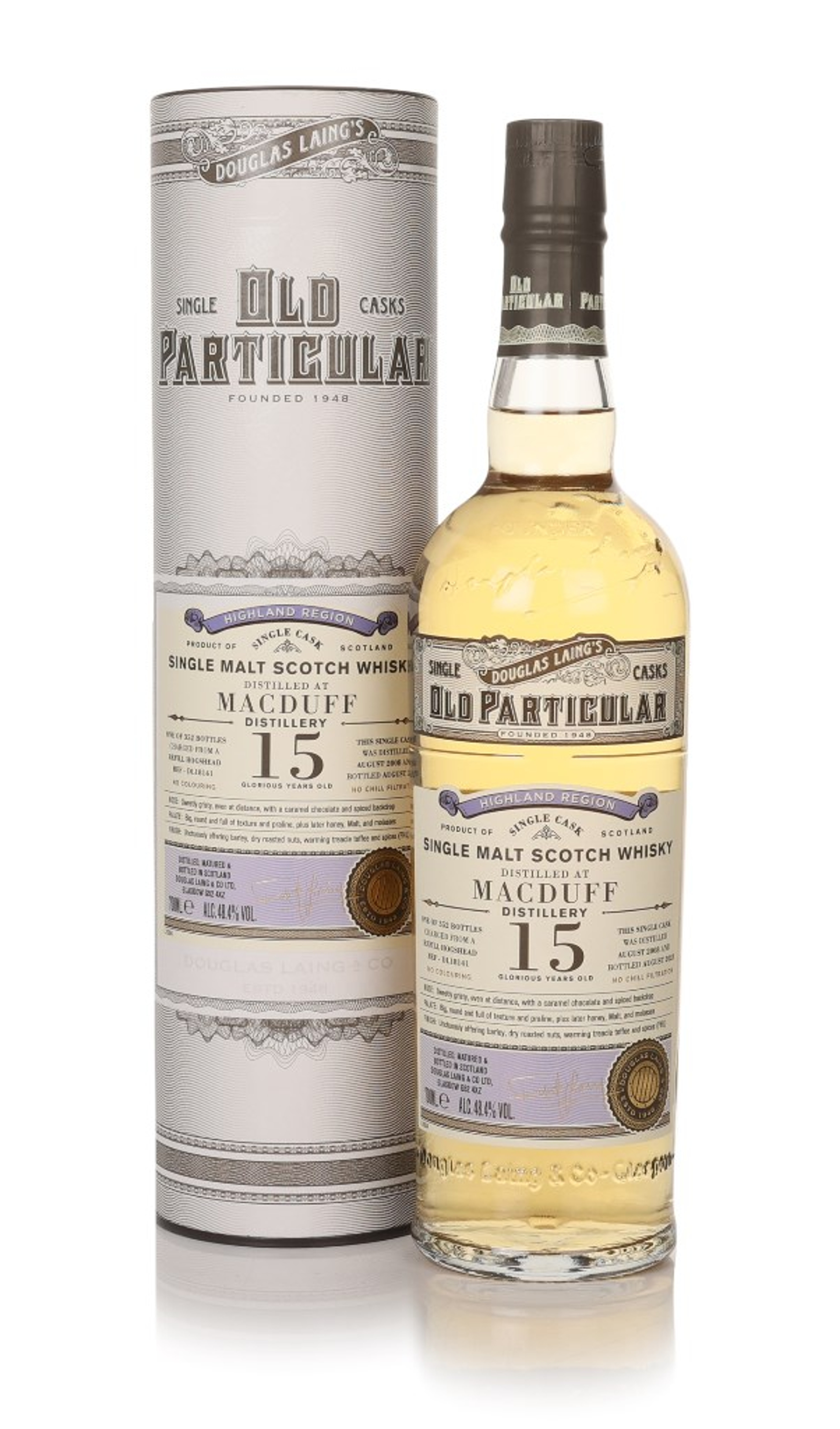 Macduff 15 Year Old 2008 (cask 18141) - Old Particular (Douglas Laing) 70cl