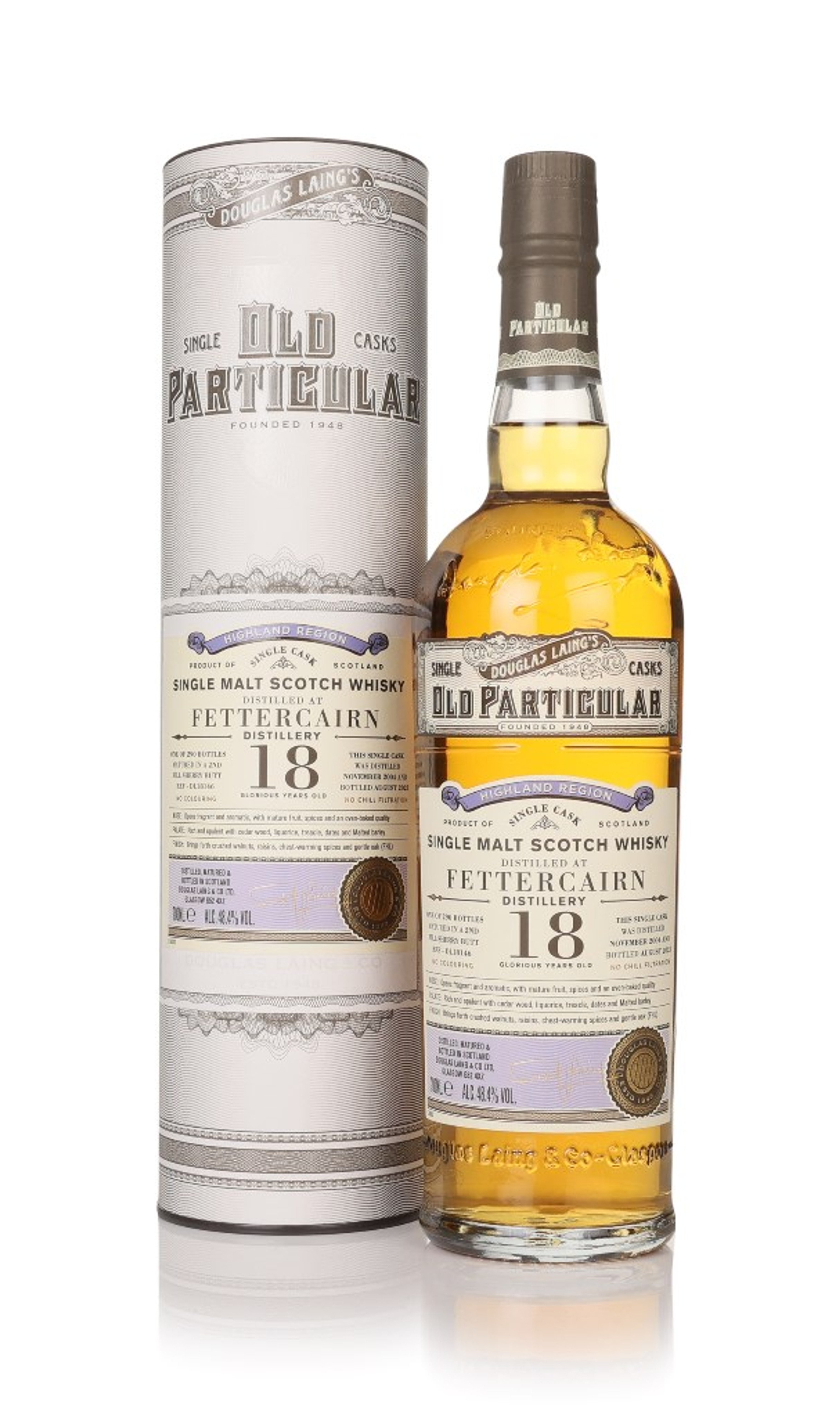Fettercairn 18 Year Old 2004 (cask 18146) - Old Particular (Douglas Laing) 70cl