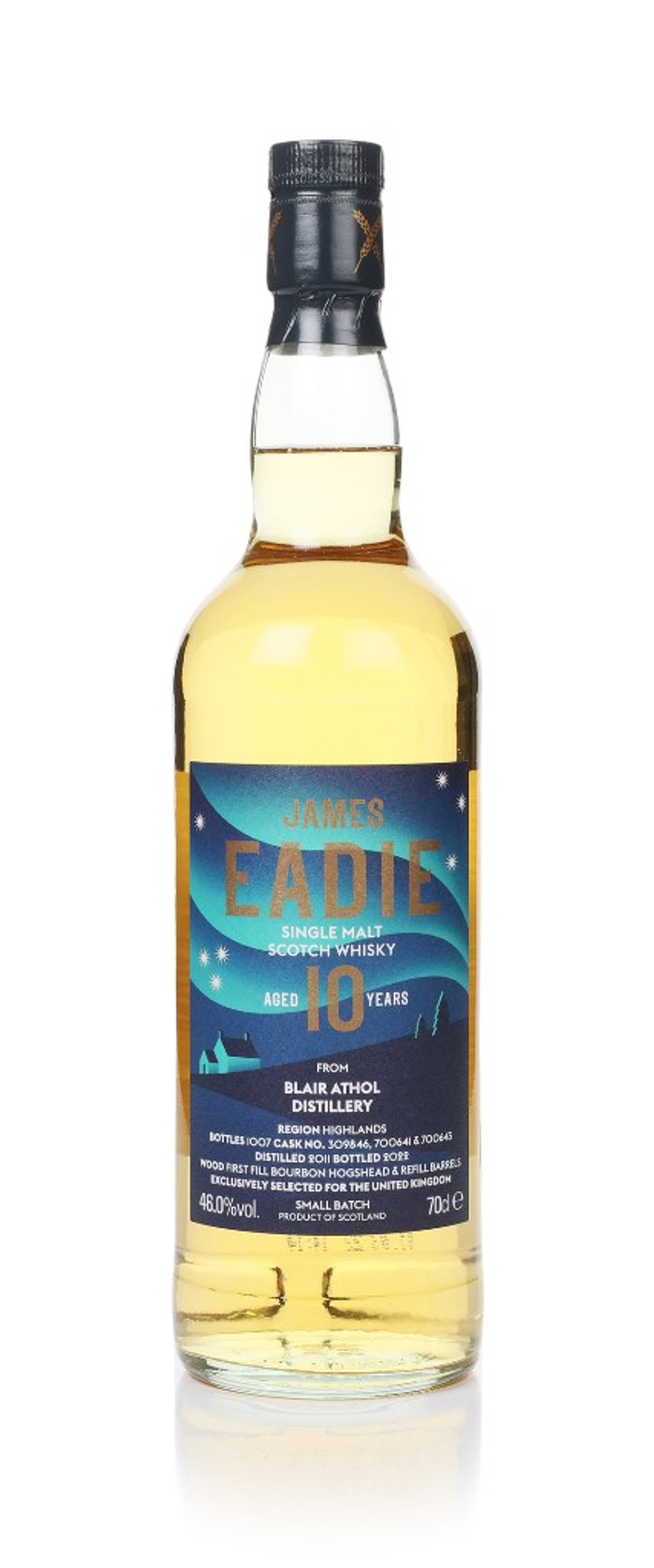 Blair Athol 10 Year Old 2011 – The Seven Stars (James Eadie) 70cl