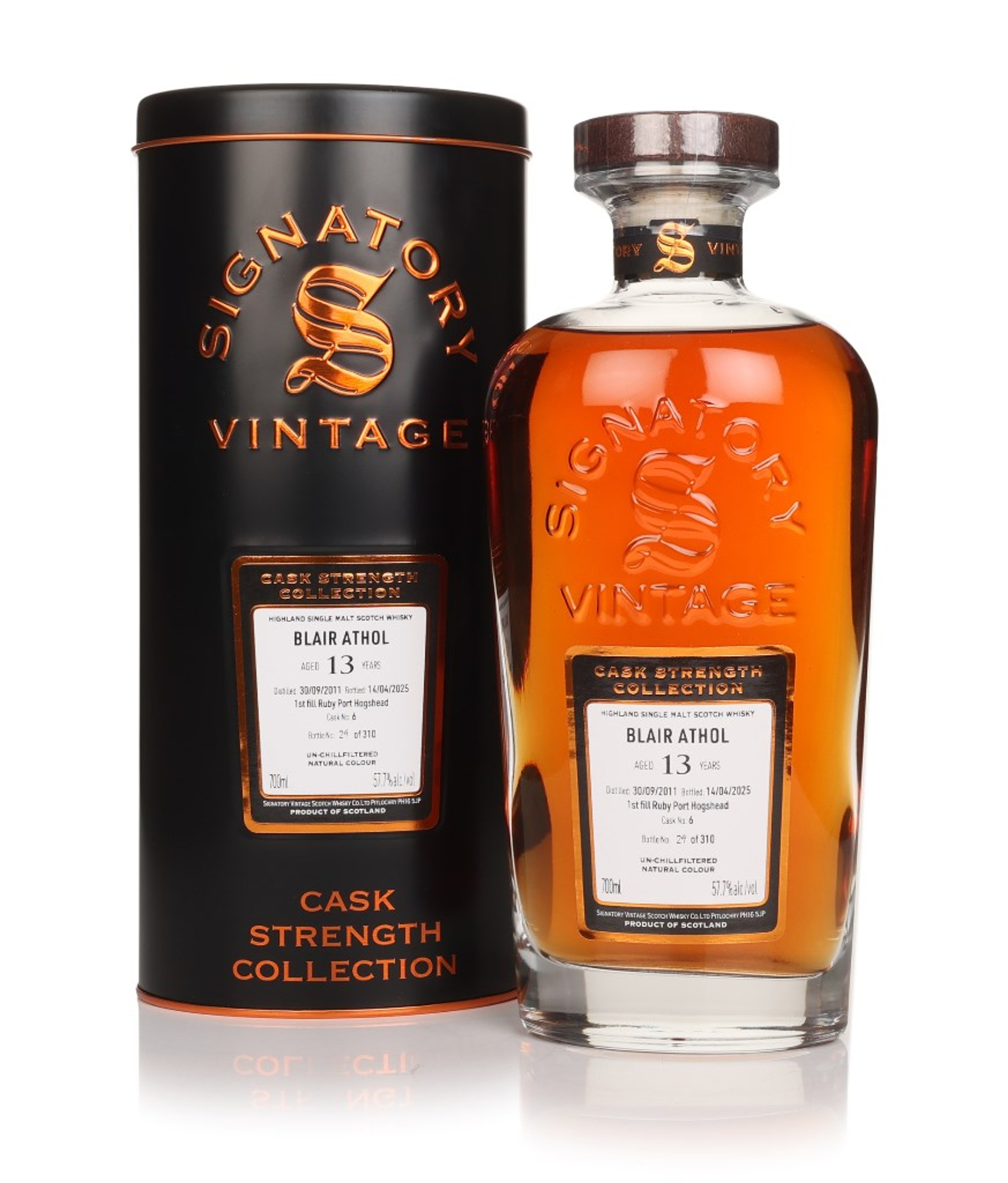 Blair Athol 13 Year Old 2011 (cask 6) - Cask Strength Collection (Signatory) 70cl