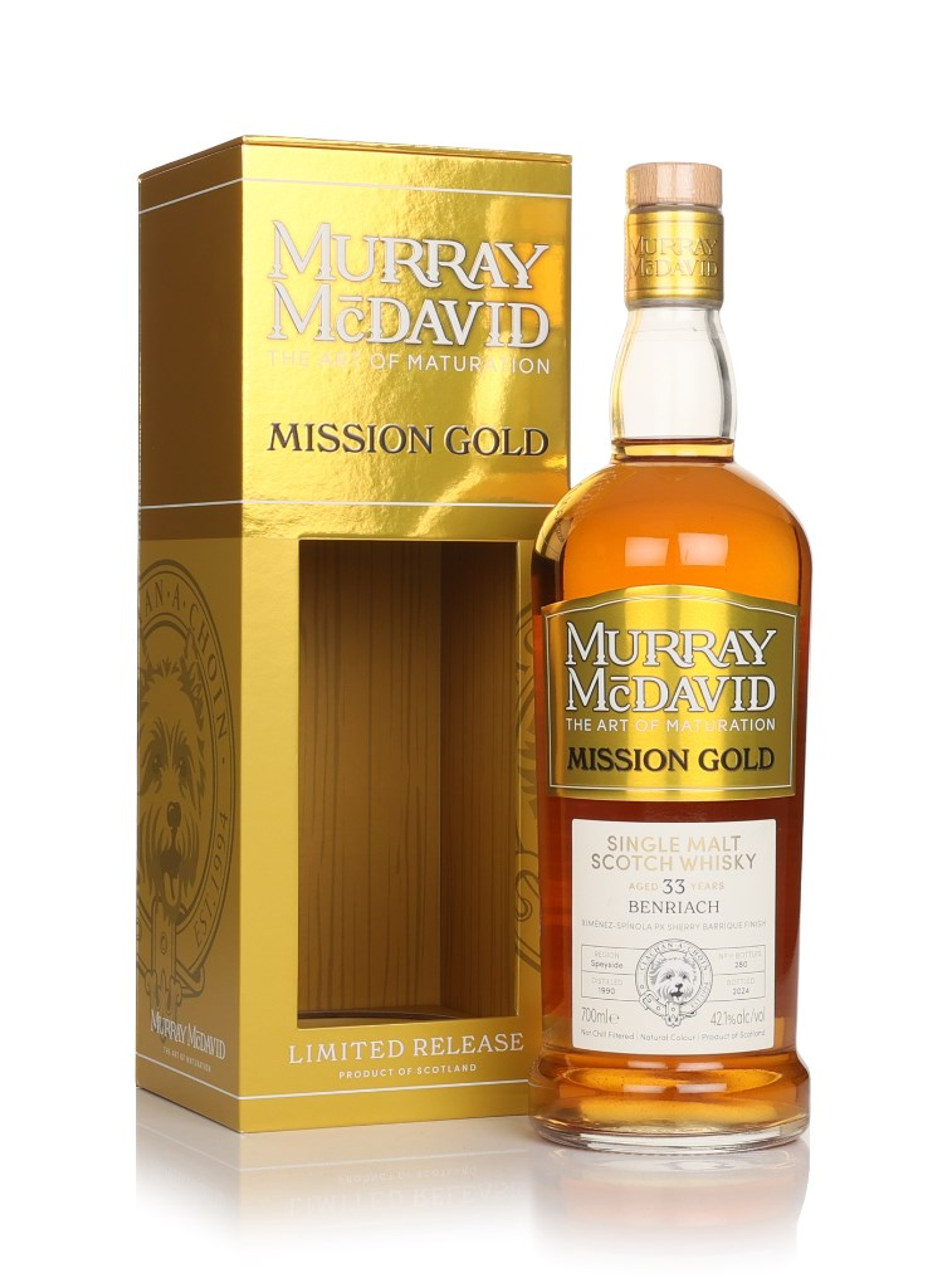 Benriach 33 Year Old 1990 - Mission Gold (Murray McDavid) 70cl