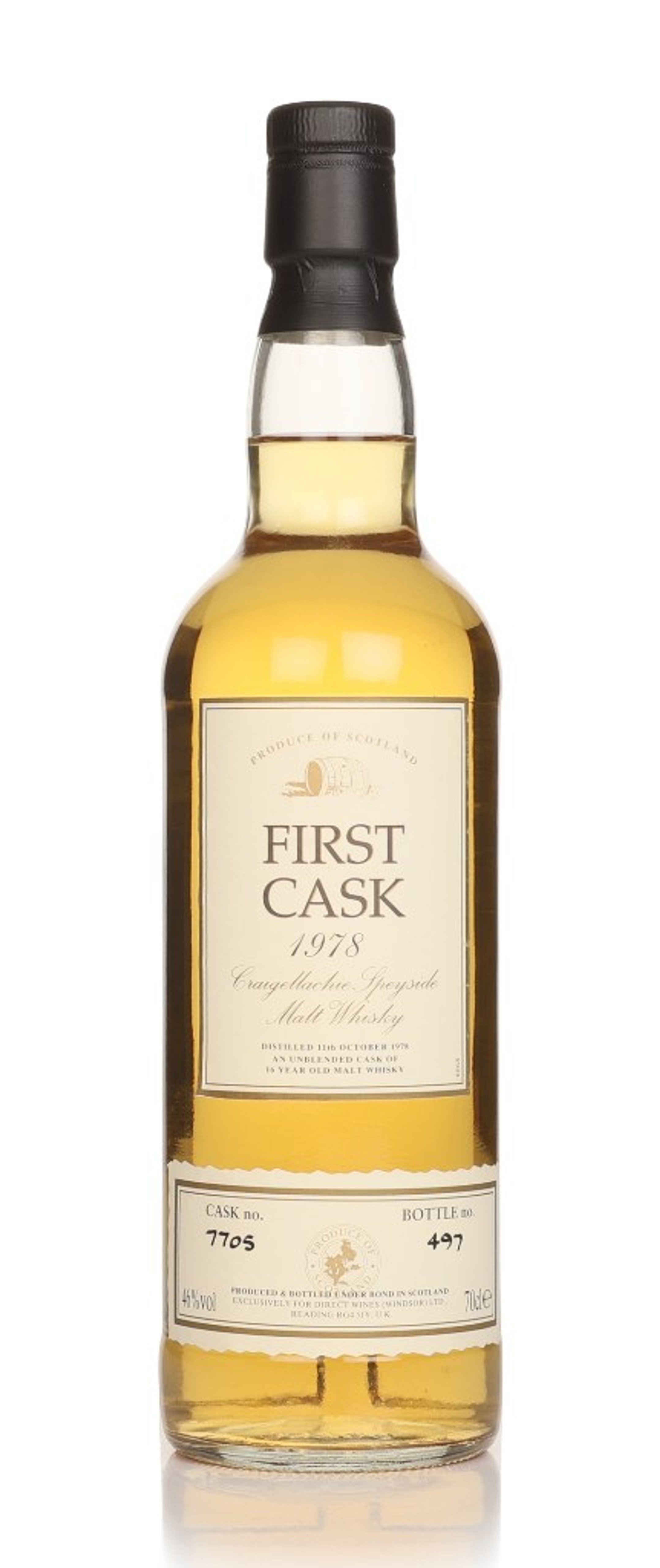Craigellachie 16 Year Old 1978 (cask 7705) - First Cask 70cl