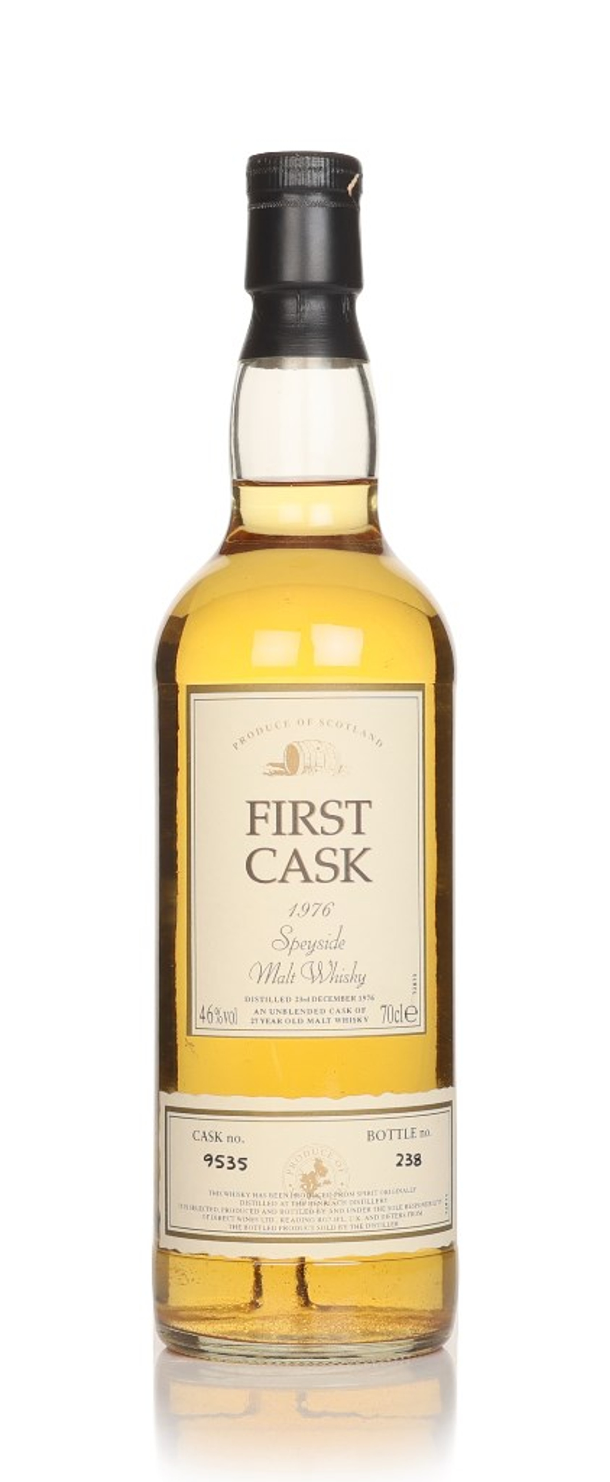 Benriach 27 Year Old 1976 (cask 9535) - First Cask 70cl