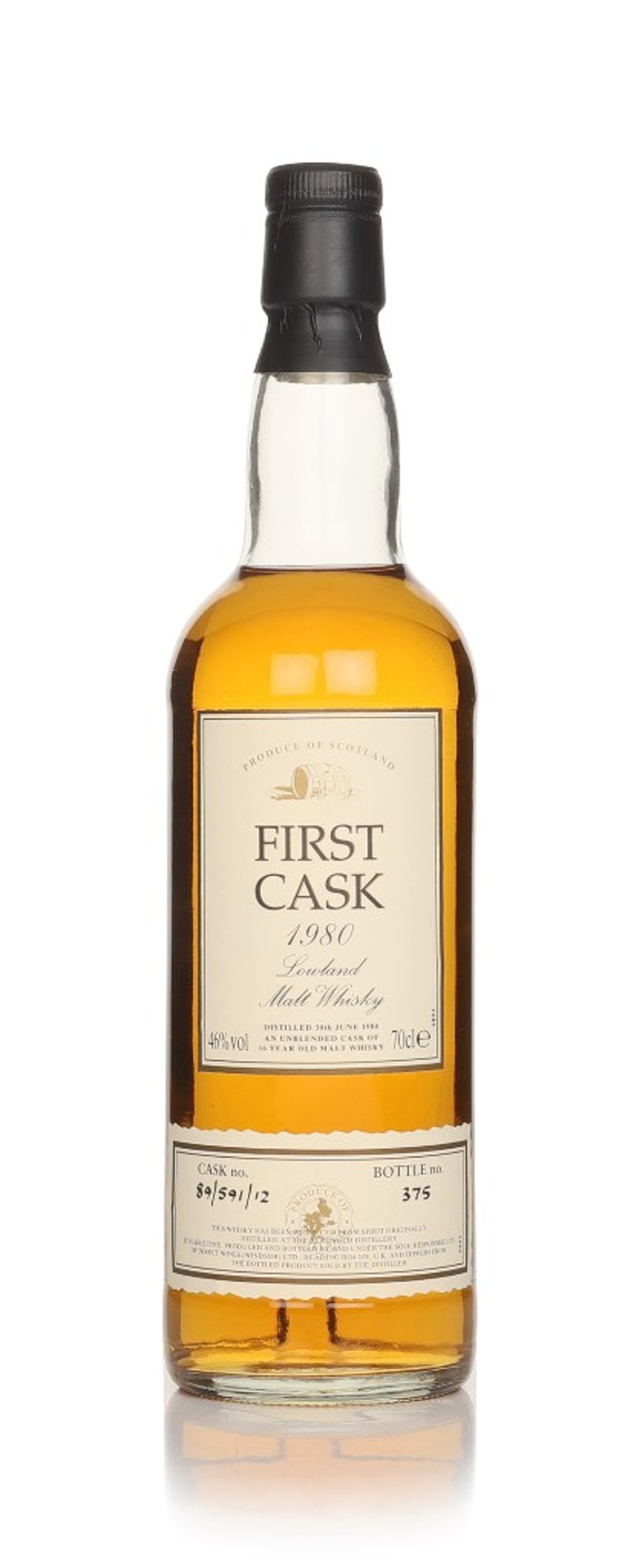 Bladnoch 16 Year Old 1980 (casks 89/591/12) - First Cask 70cl