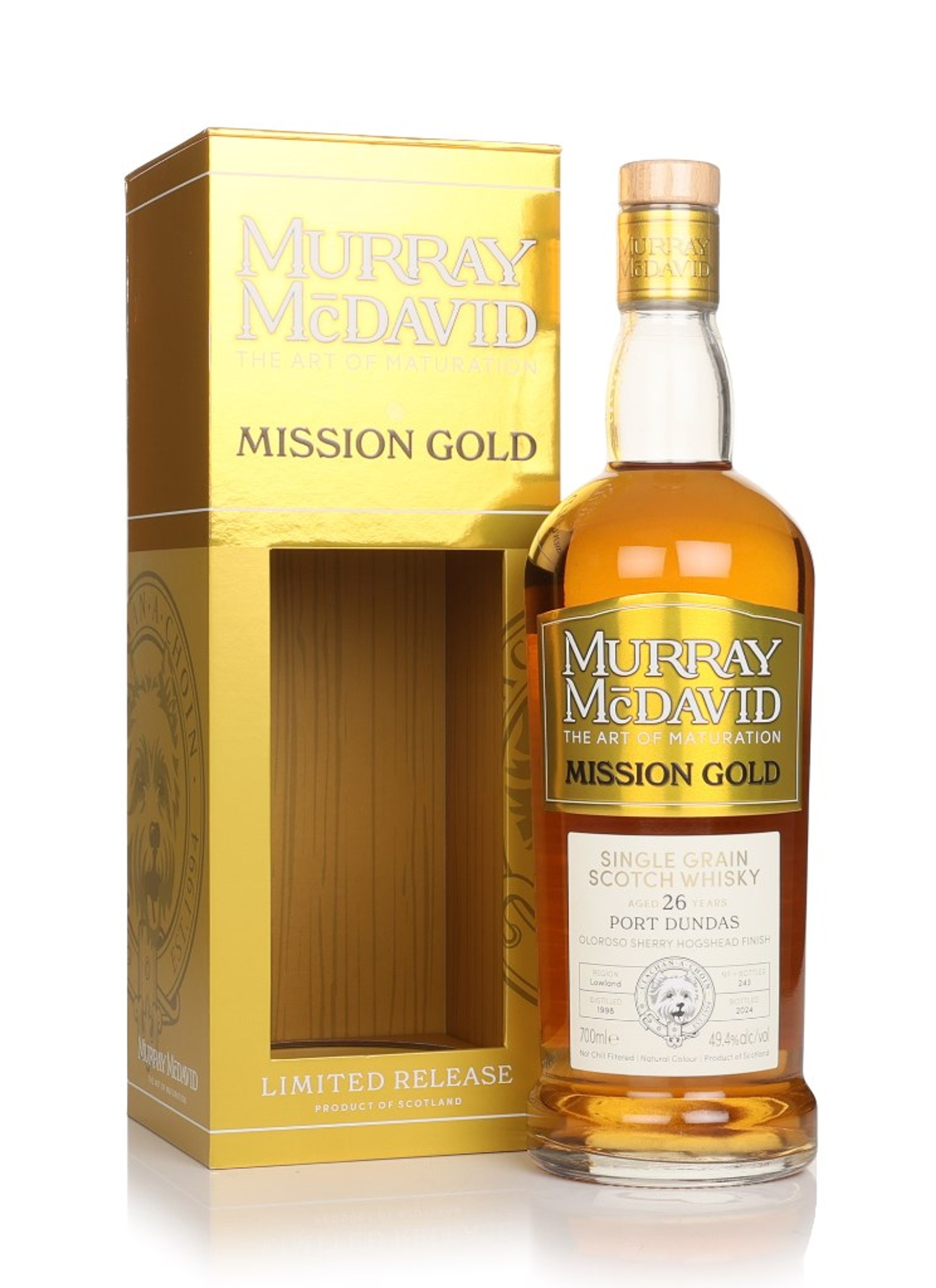 Port Dundas 26 Year Old 1998 - Mission Gold (Murray McDavid) 70cl