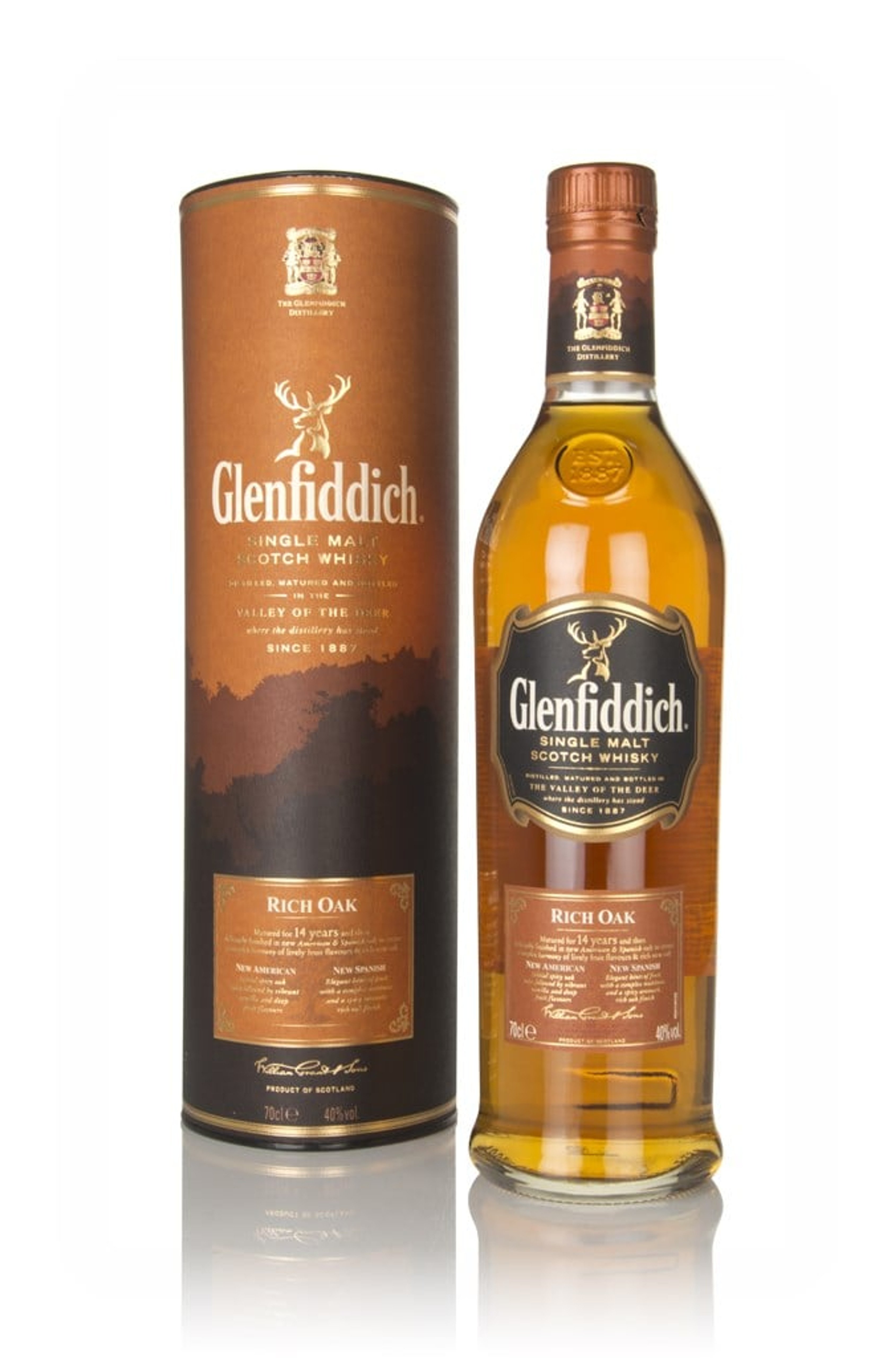 Glenfiddich 14 Year Old - Rich Oak 70cl