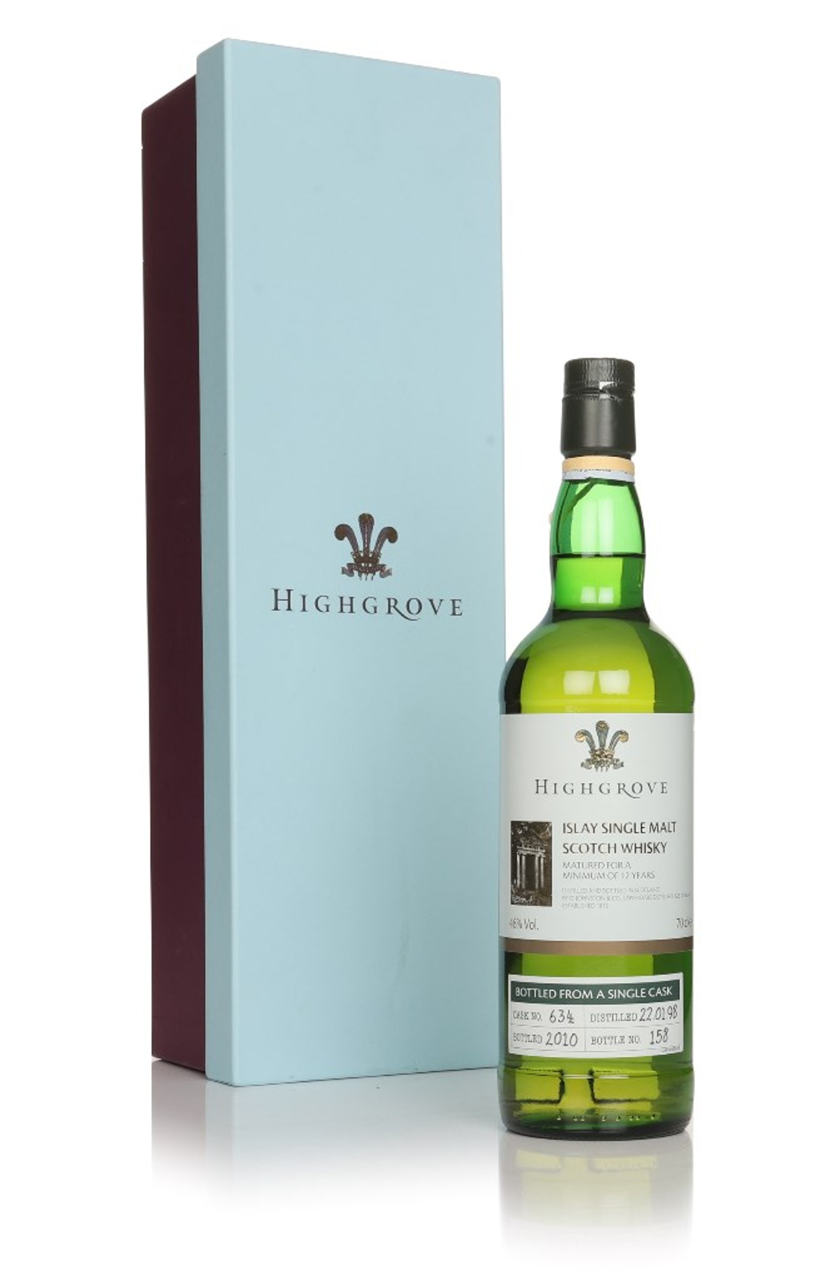 Laphroaig 12 Year Old 1998 (cask 634) - Highgrove 70cl