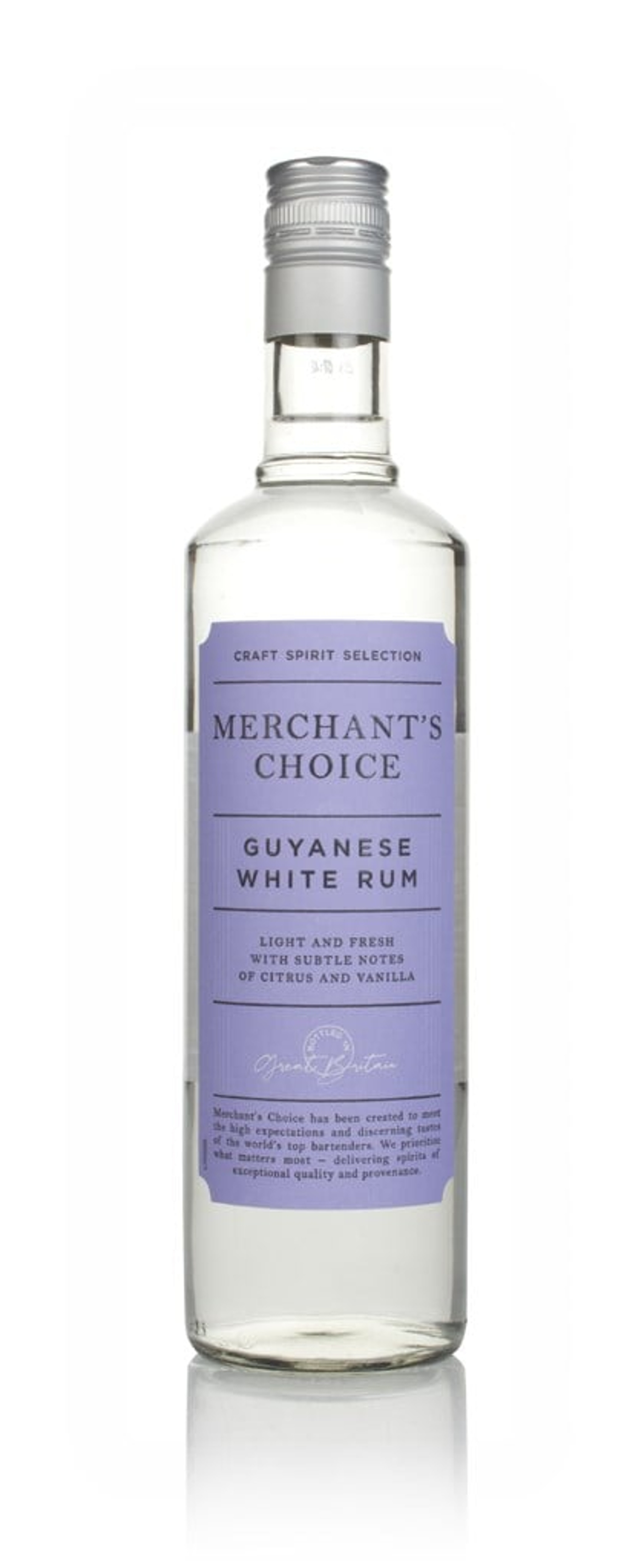 Merchant's Choice White Rum (No Box / Torn Label) 70cl