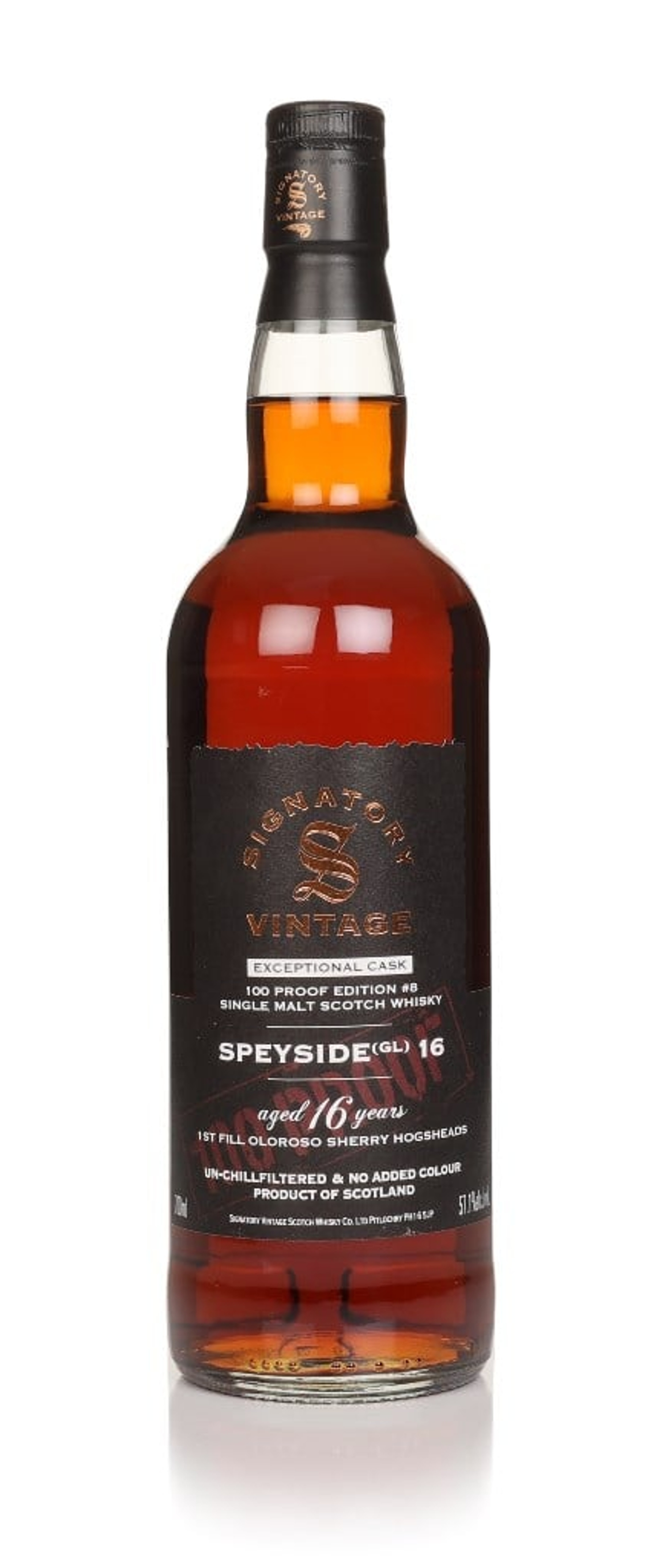 Speyside (GL) 16 Year Old Exceptional Cask - 100 Proof Edition #10 (Signatory) 70cl