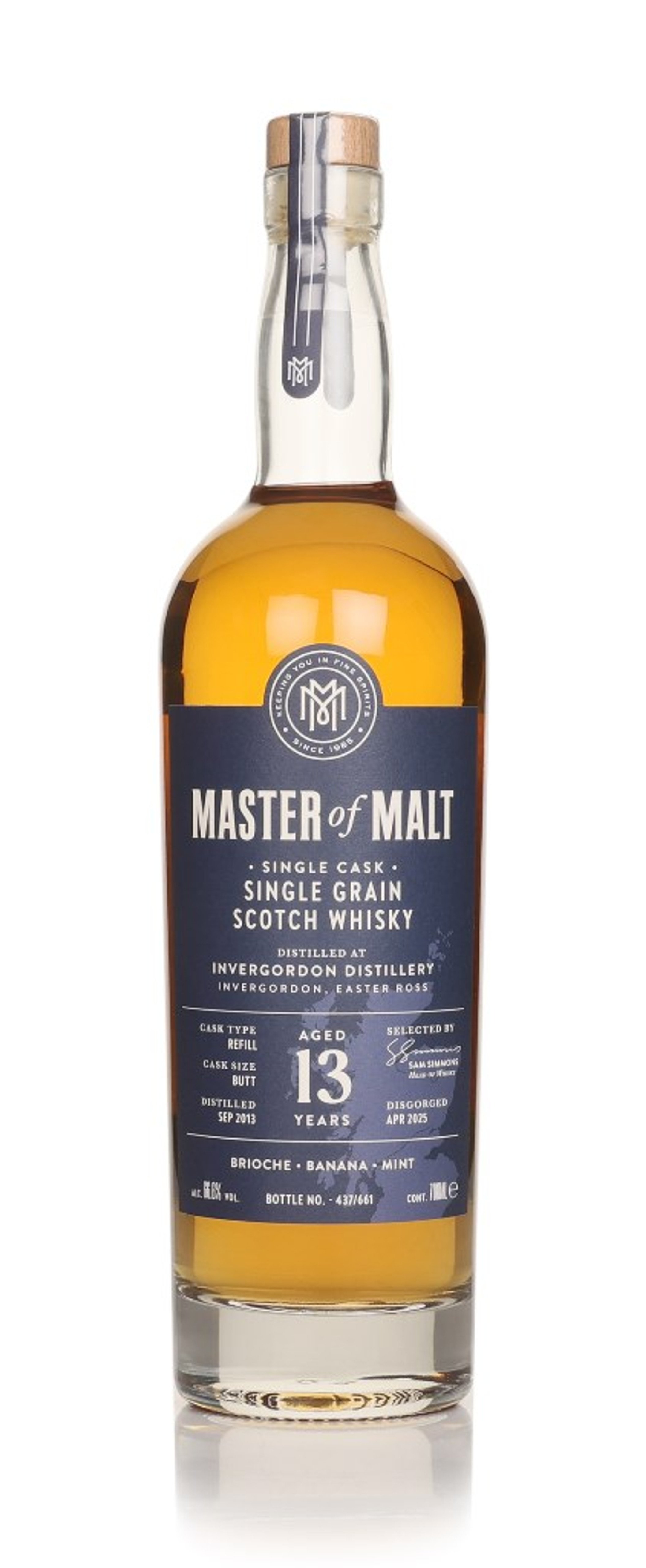 Invergordon 13 Year Old 2013 Single Cask (Master of Malt) 70cl