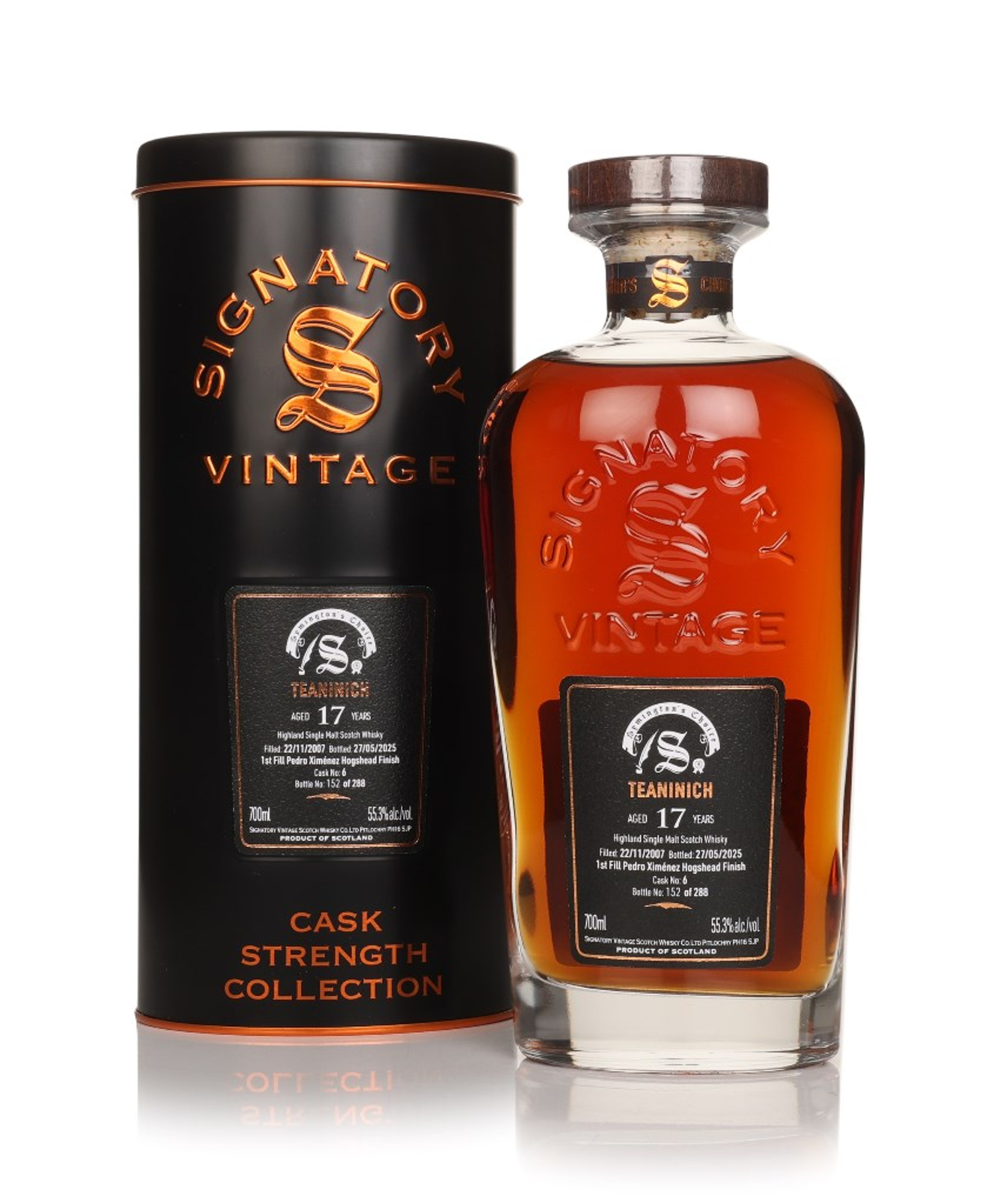 Teaninich 17 Year Old 2007 (cask 6) - Cask Strength Collection (Signatory) 70cl