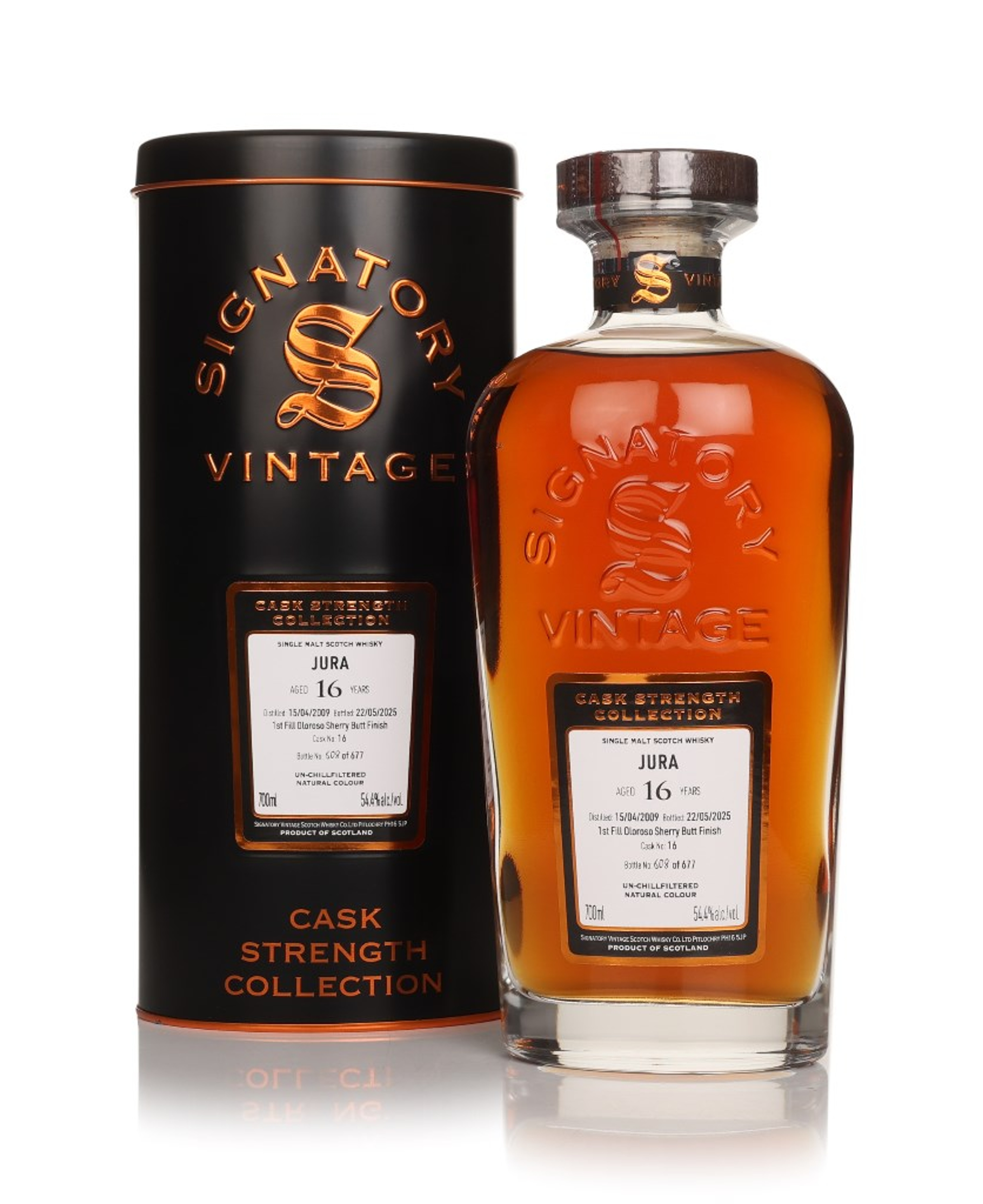 Jura 16 Year Old 2009 (cask 16) - Cask Strength Collection (Signatory) 70cl
