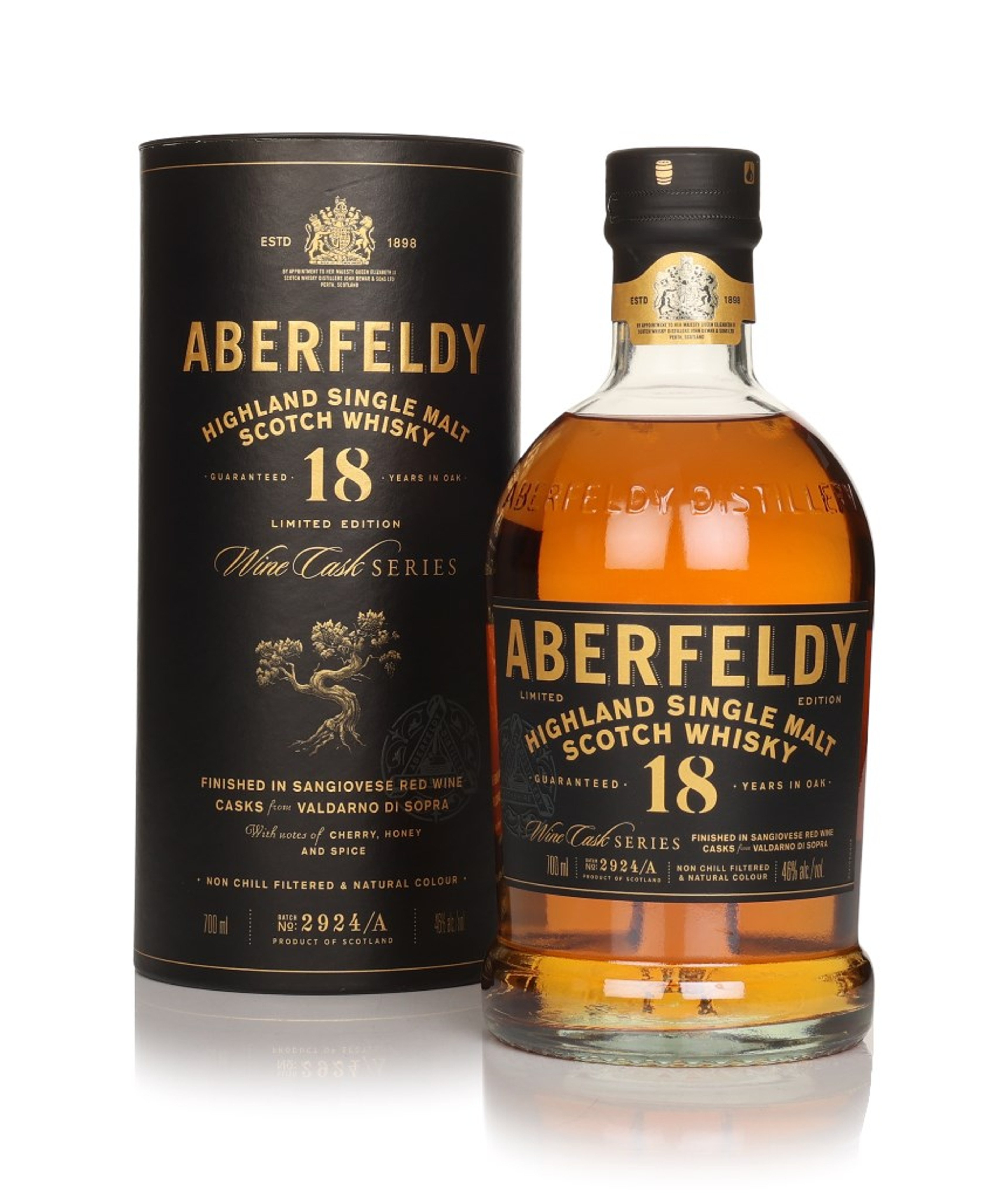 Aberfeldy 18 Year Old - Sangiovese Italian Wine Cask 70cl