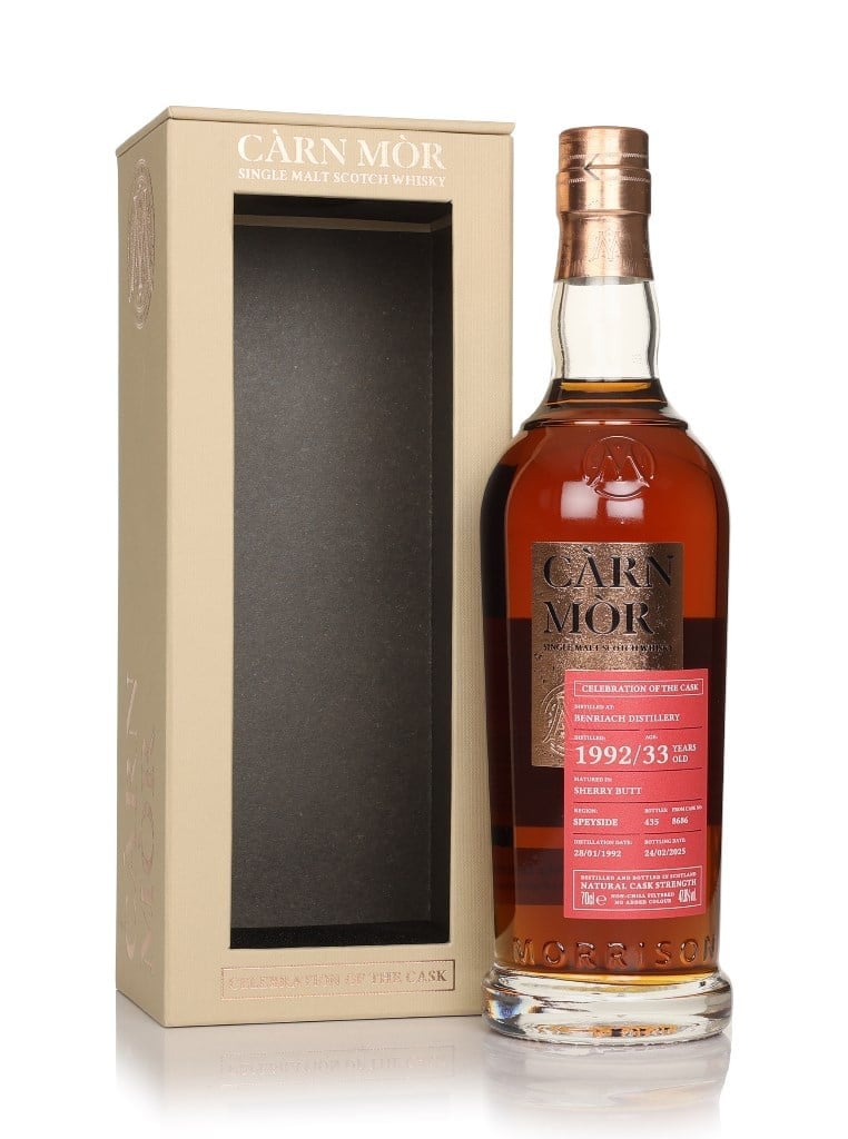 Benriach 33 Year Old 1992 - Celebration of the Cask (Càrn Mòr) 70cl