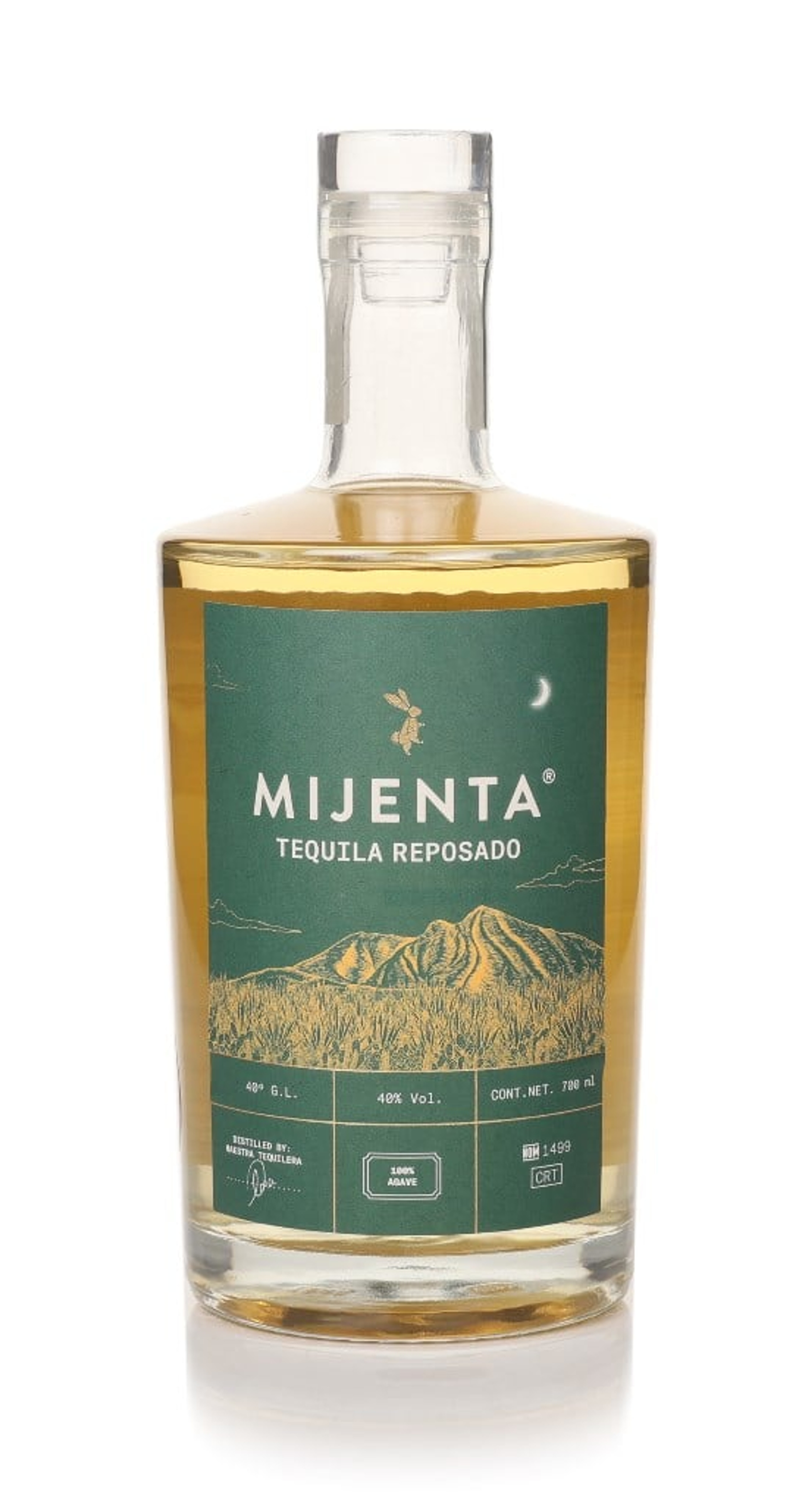 Mijenta Tequila Reposado (No Box / Torn Label) 70cl