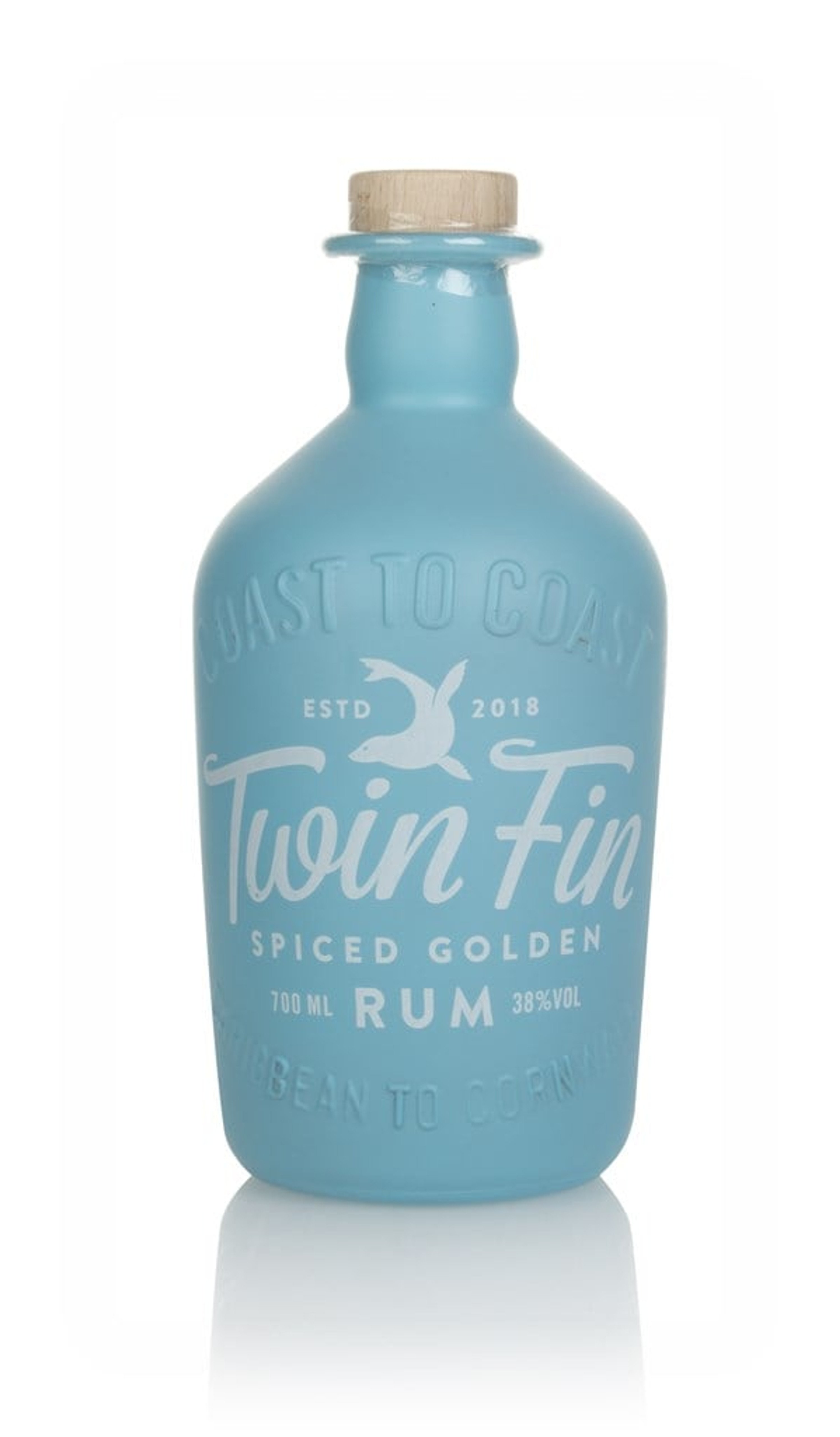 Twin Fin Spiced Golden Rum (No Box / Torn Label) 70cl