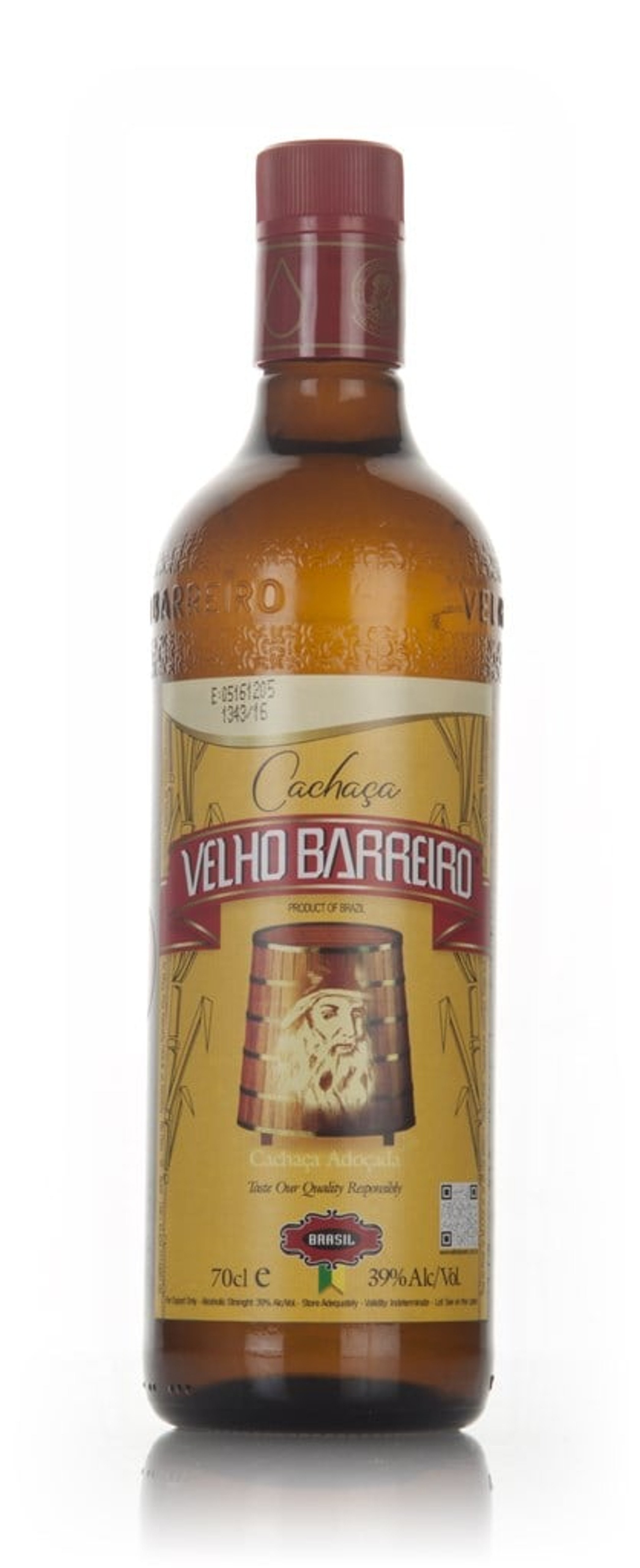 Velho Barreiro Cachaça (No Box / Torn Label) 70cl