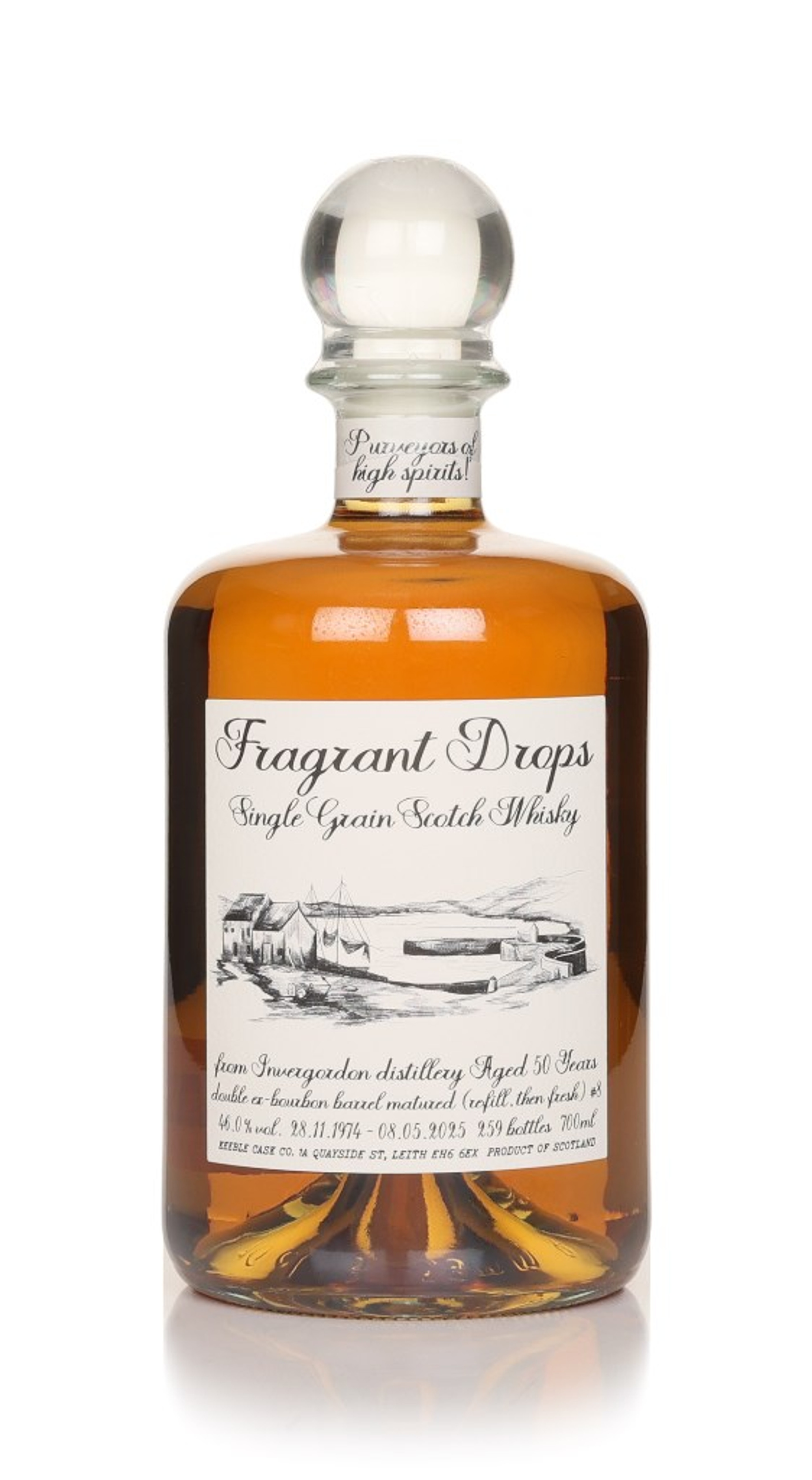 Invergordon 50 Year Old 1974 Bourbon Matured (cask 8) - Fragrant Drops (Keeble Cask Company) 70cl