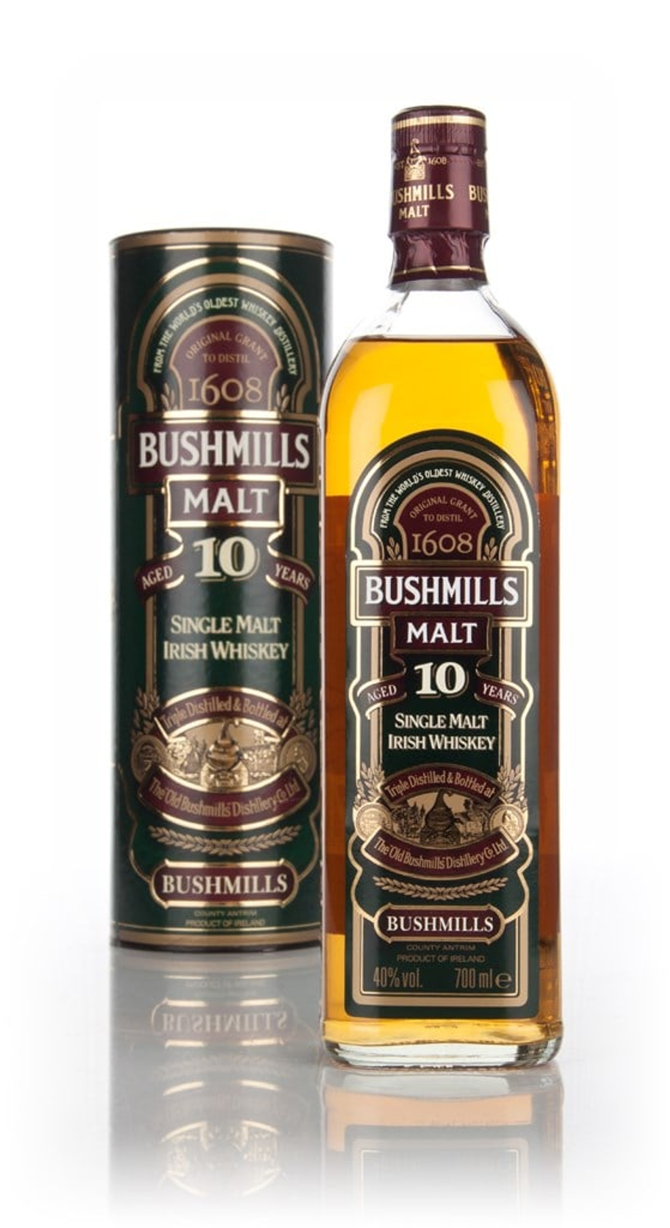 Bushmills 10 Year Old - 1990s 70cl