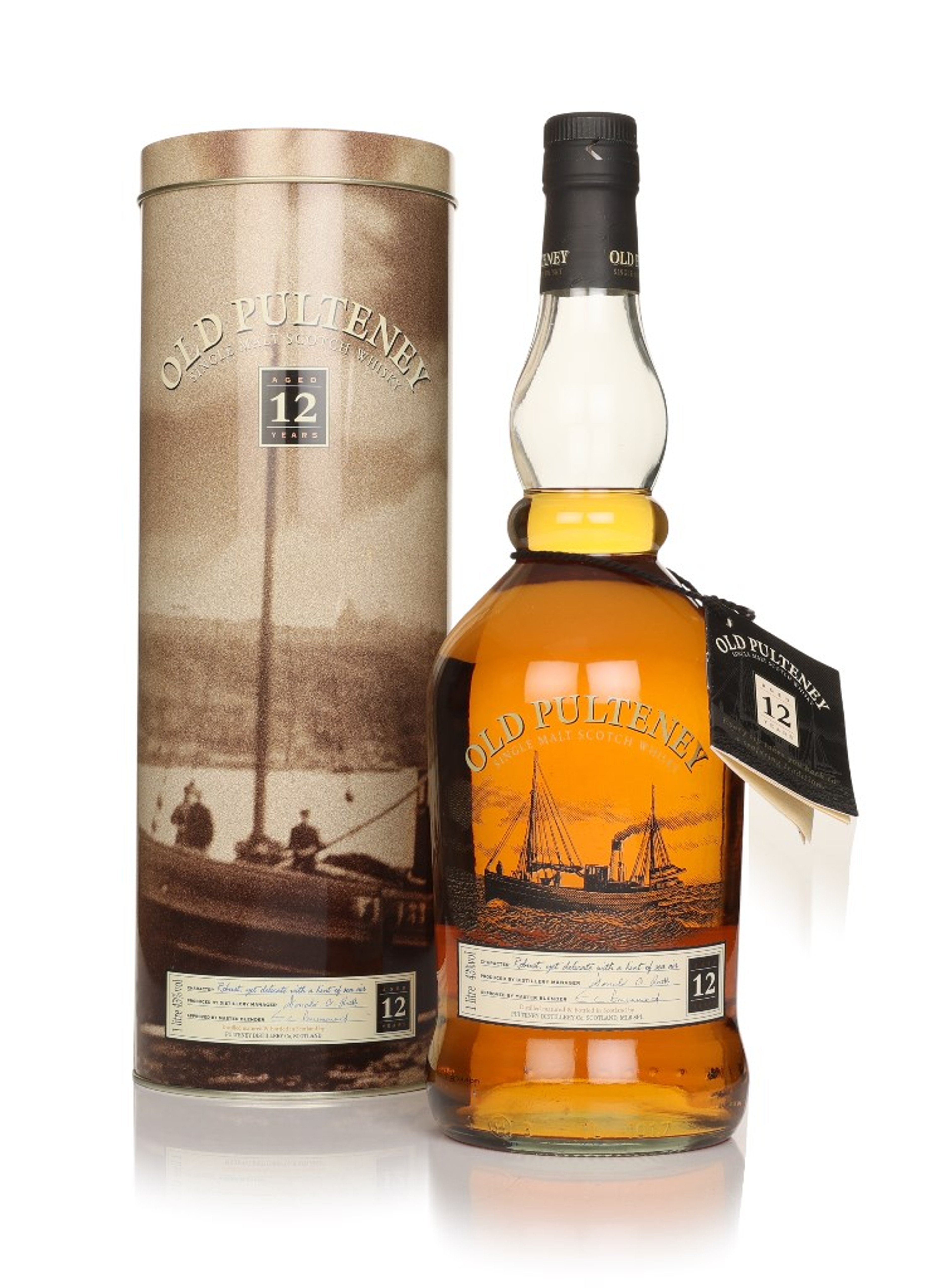 Old Pulteney 12 Year Old - 2000s (1L) 100cl