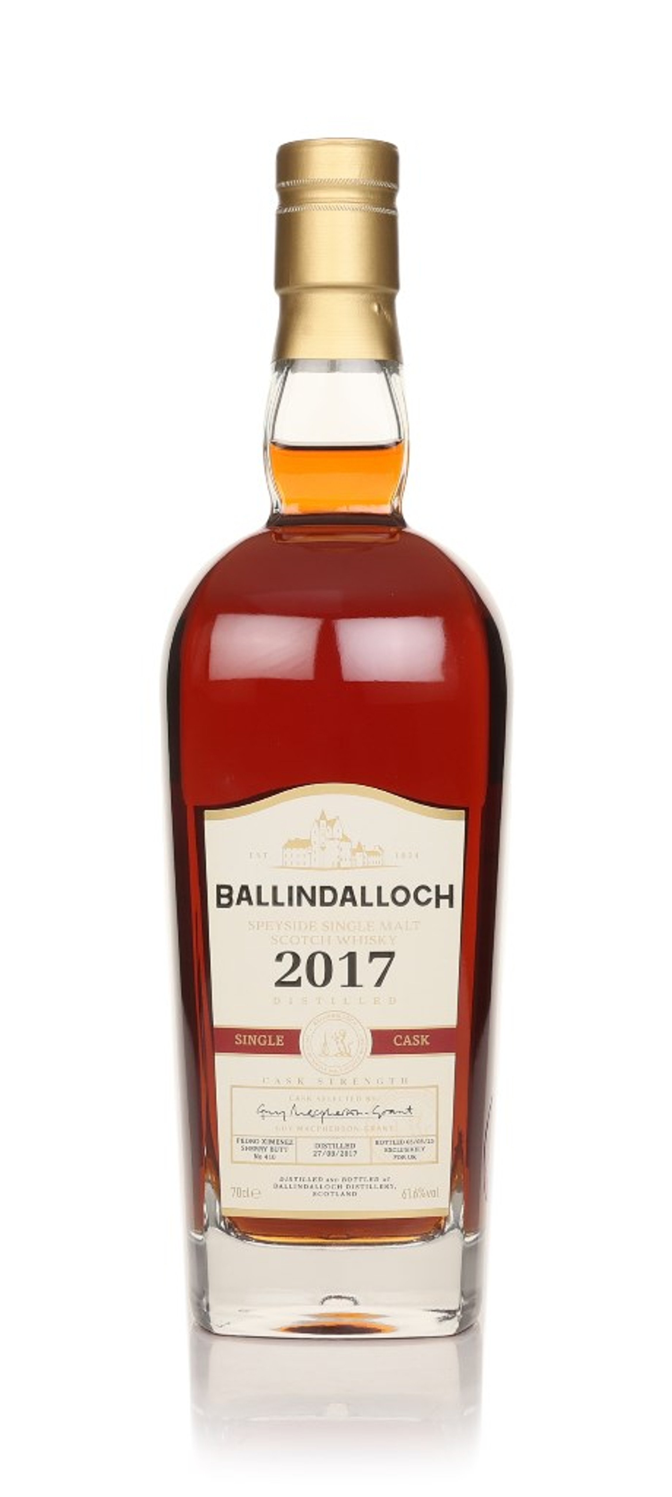 Ballindalloch 2017 Pedro Ximénez Single Cask 70cl