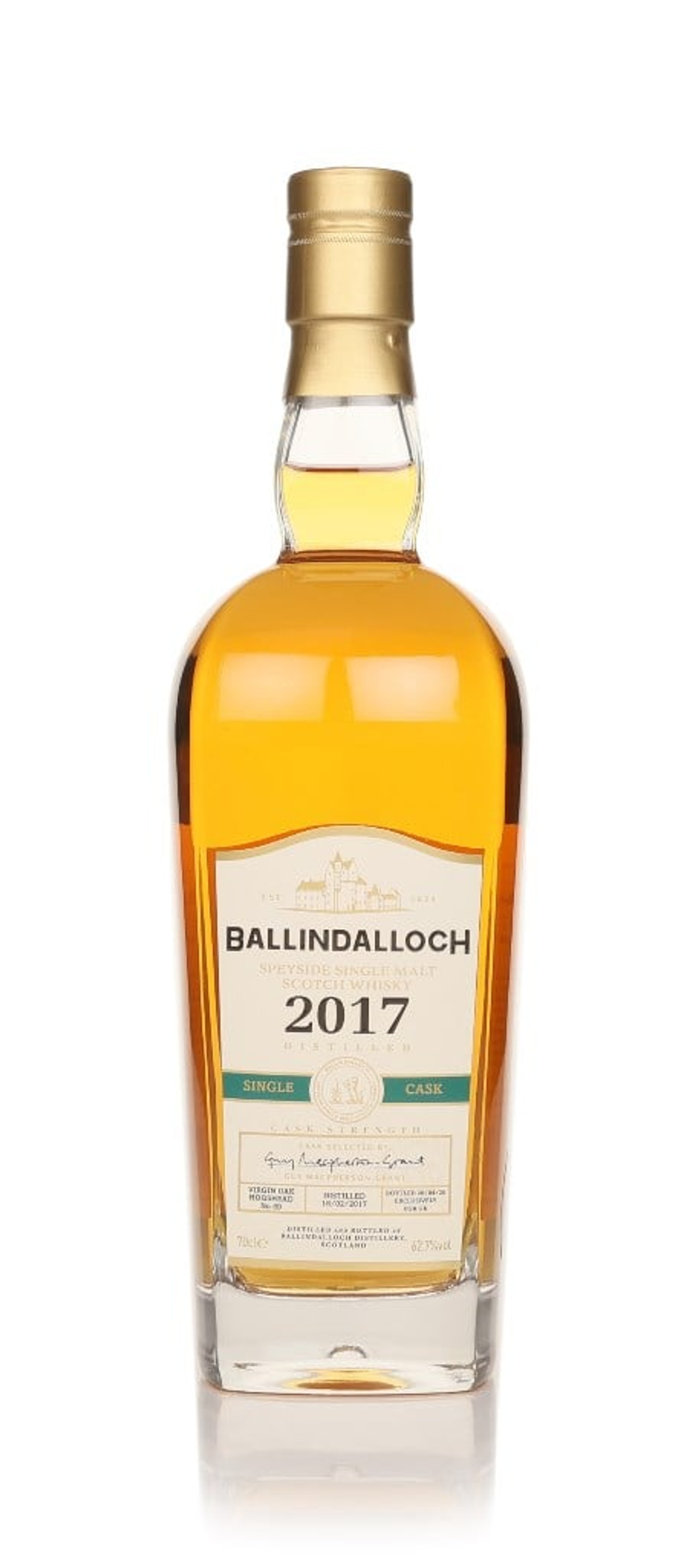 Ballindalloch 2017 Refill Virgin Oak Hogshead Single Cask Number 69 70cl