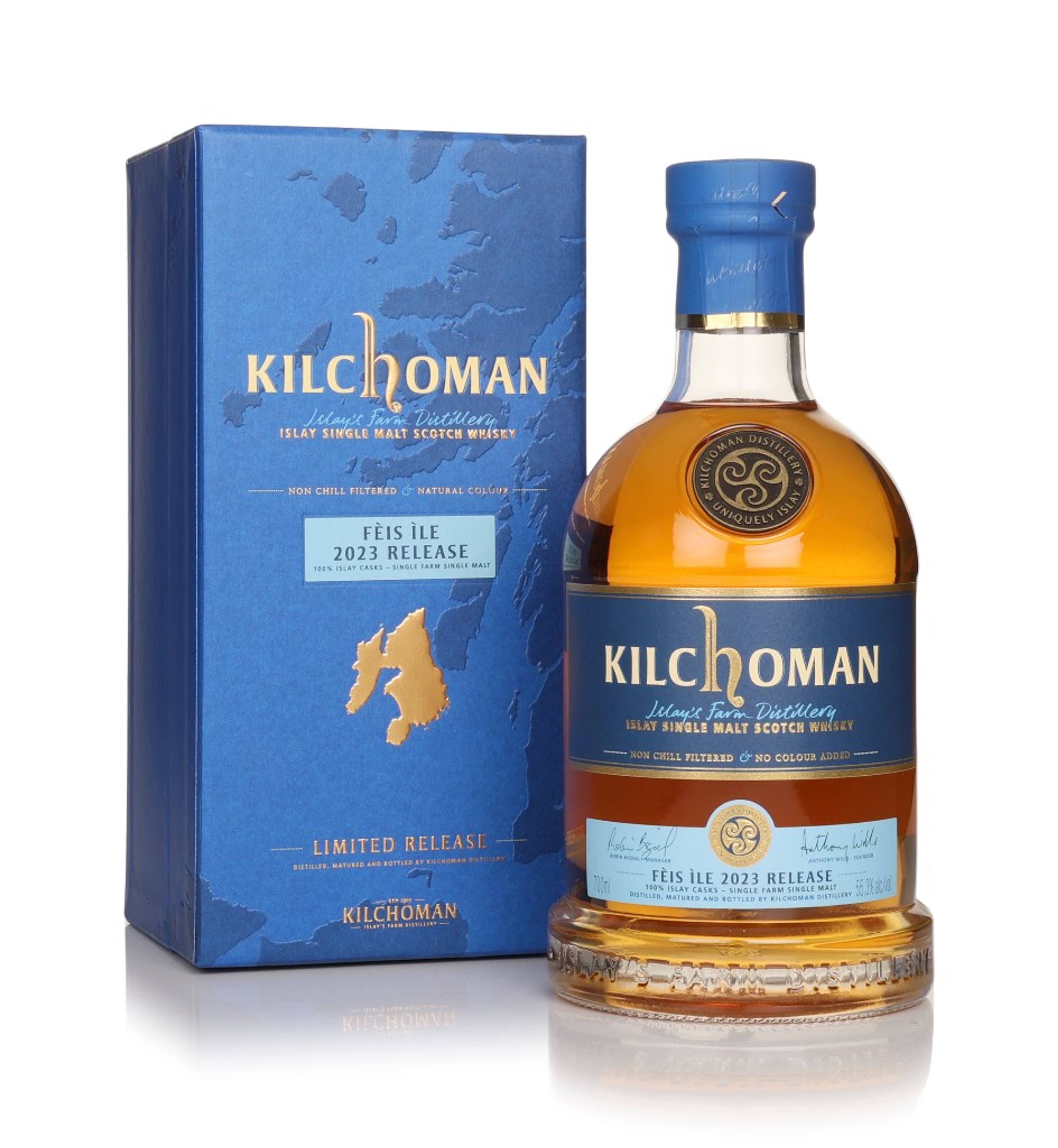 Kilchoman 100% Islay (casks 252, 25 & 18) - Fèis Ìle 2023 70cl