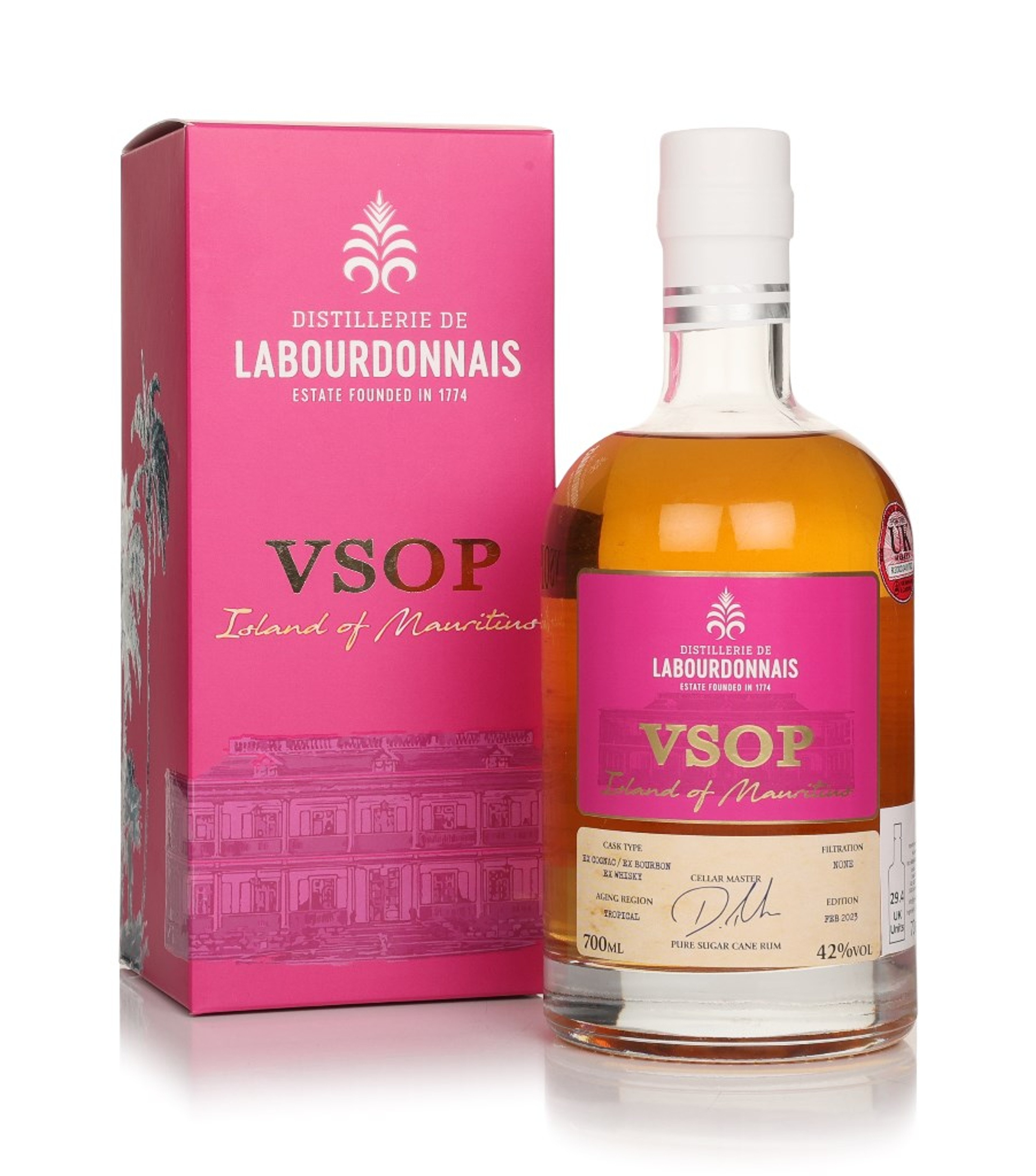 Labourdonnais VSOP 4 Year Old 70cl