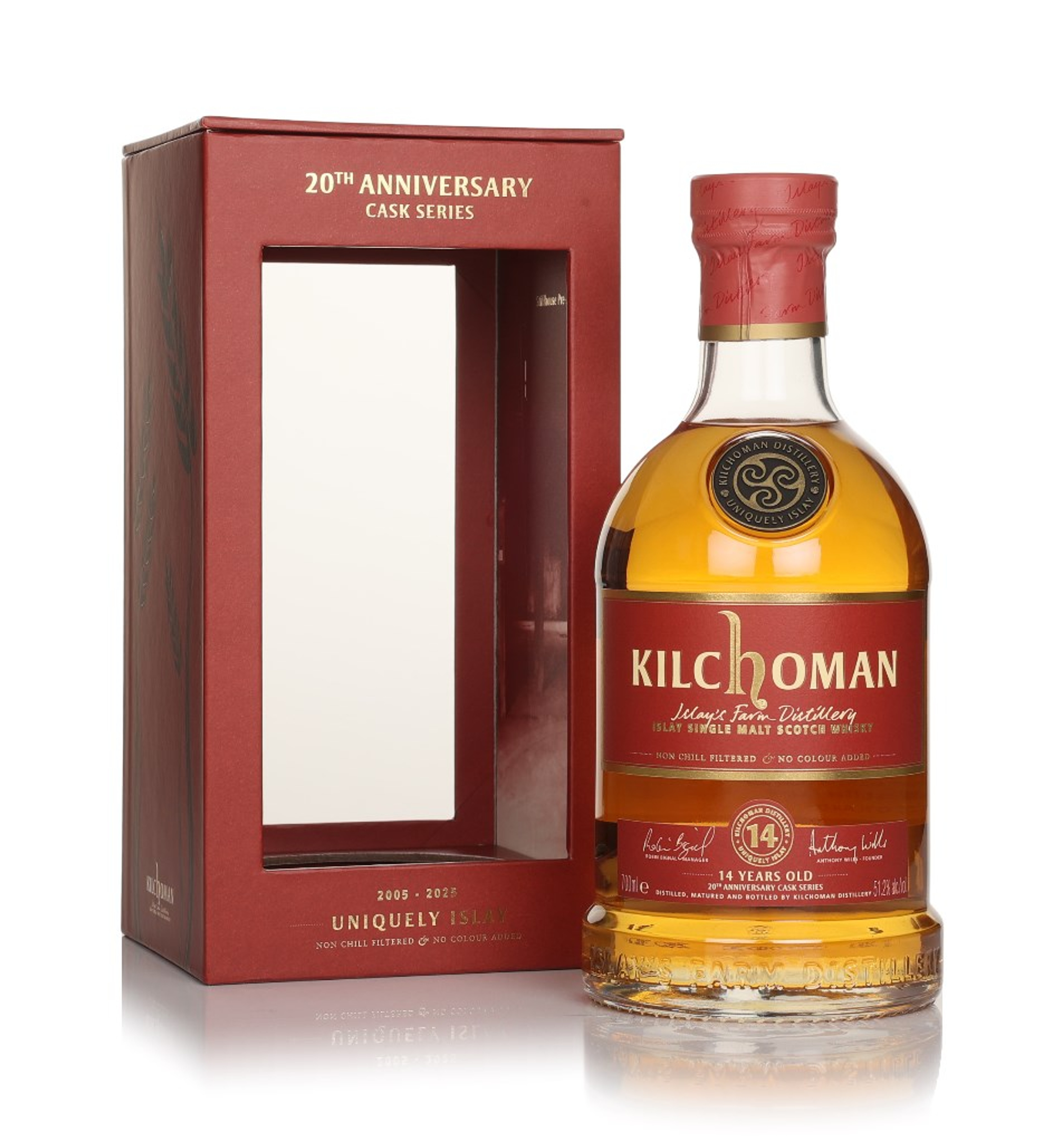 Kilchoman 14 Year Old Bourbon Cask Matured 20th Anniversary Series 70cl