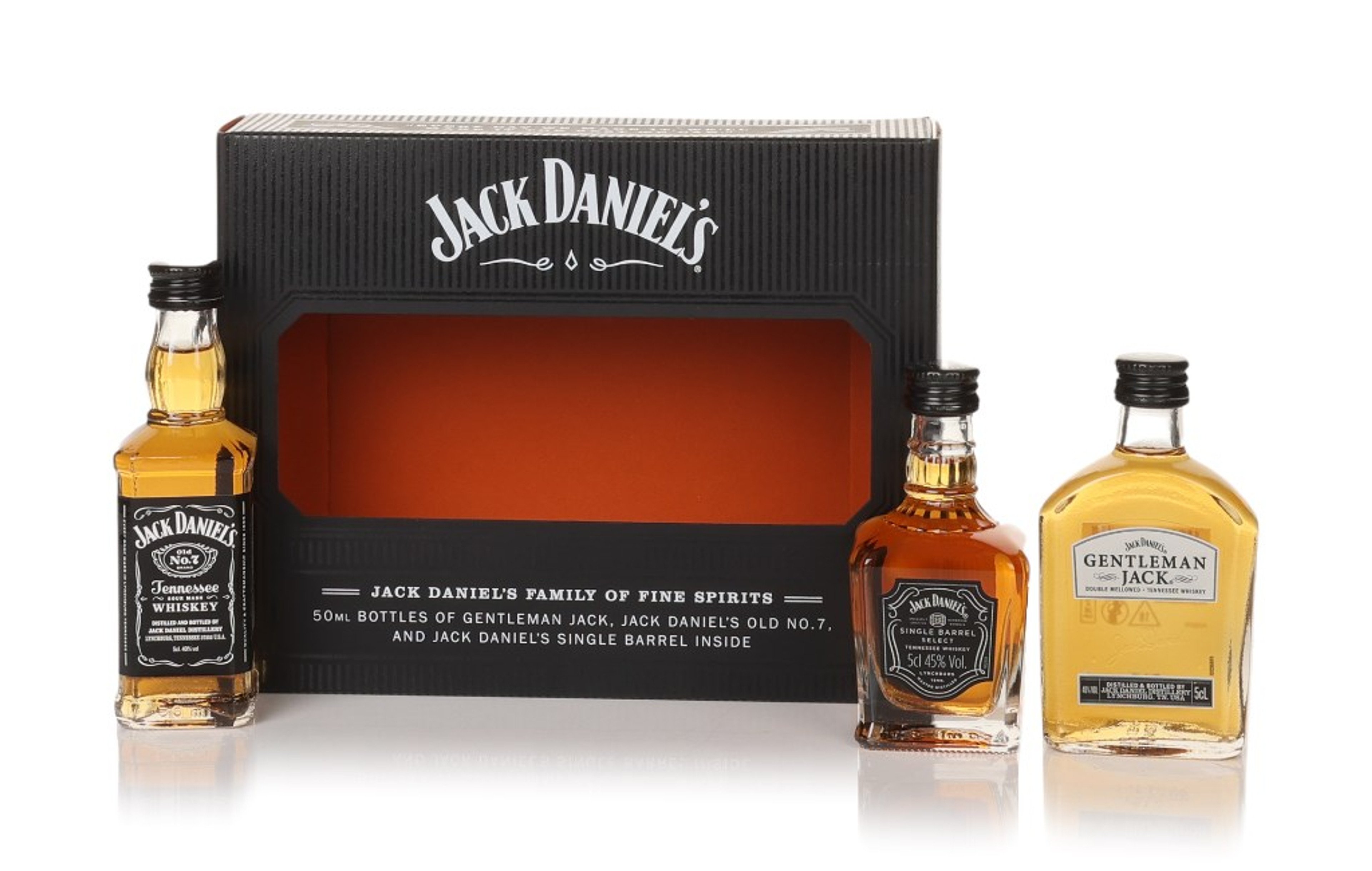 Jack Daniel's Family Miniature Gift Set (3x5cl) 15cl