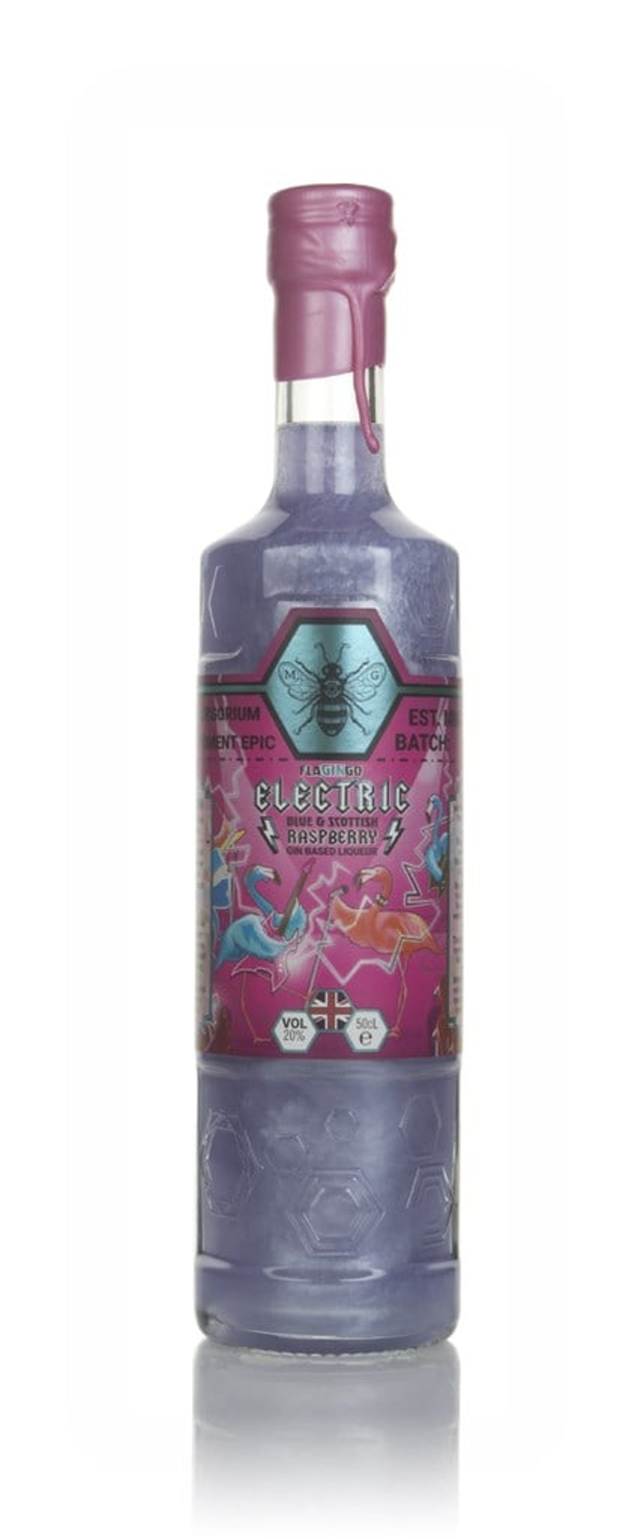 Zymurgorium Flagingo Electric Blue & Scottish Raspberry Gin Liqueur 50cl